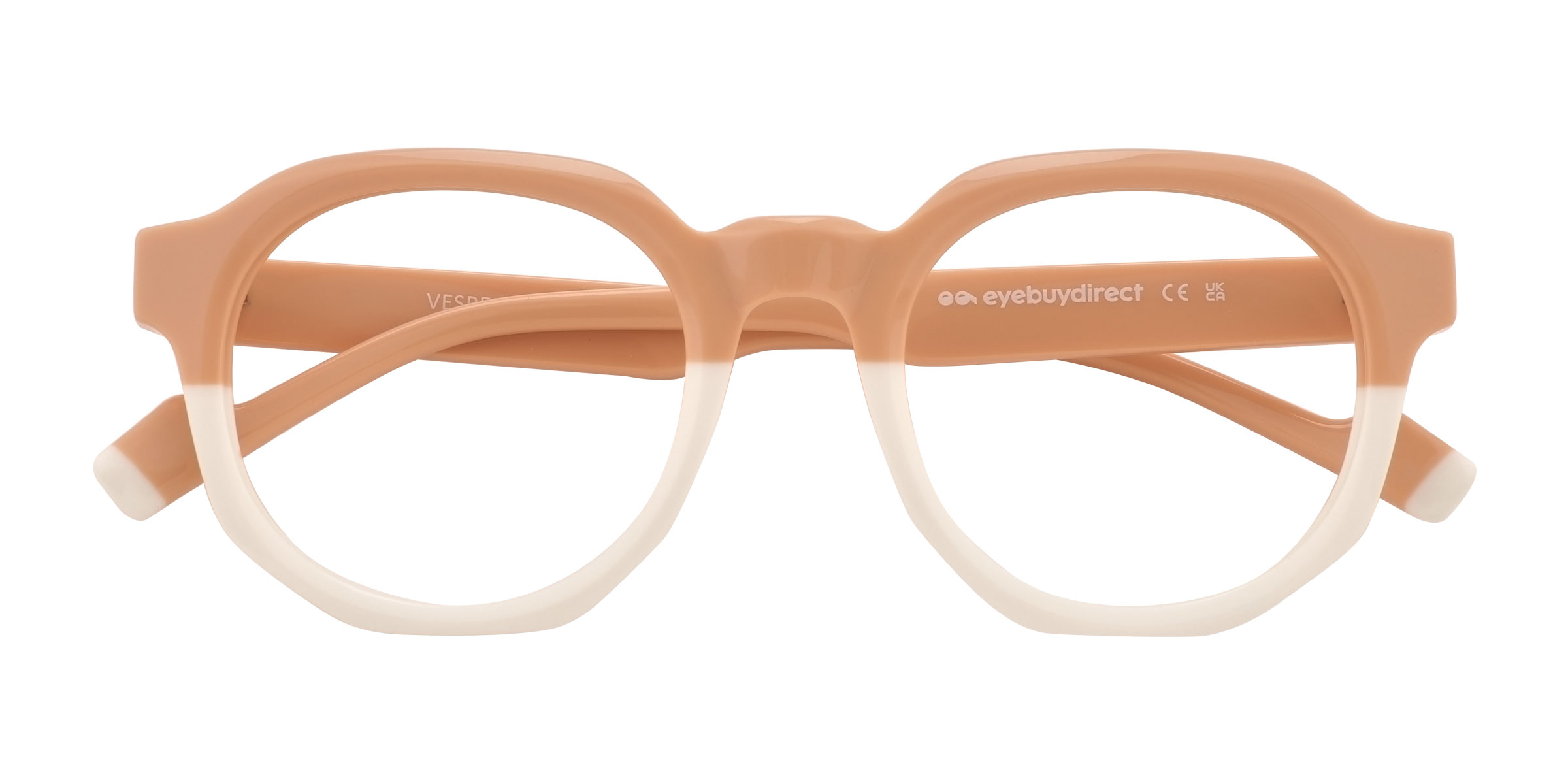 Pink White Vesper -  Acetate Eyeglasses