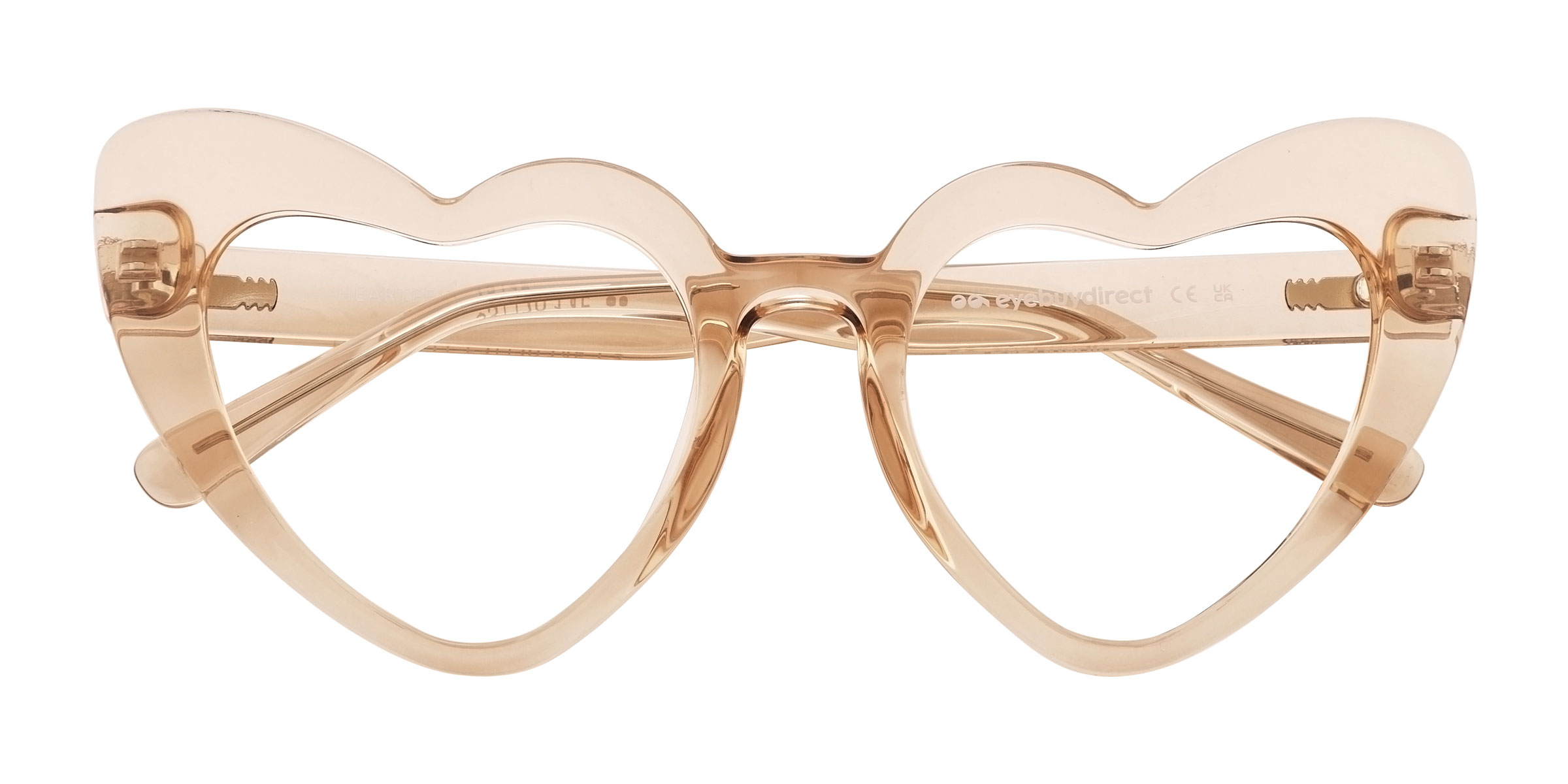 Champagne Heartfelt -  Plastic Eyeglasses