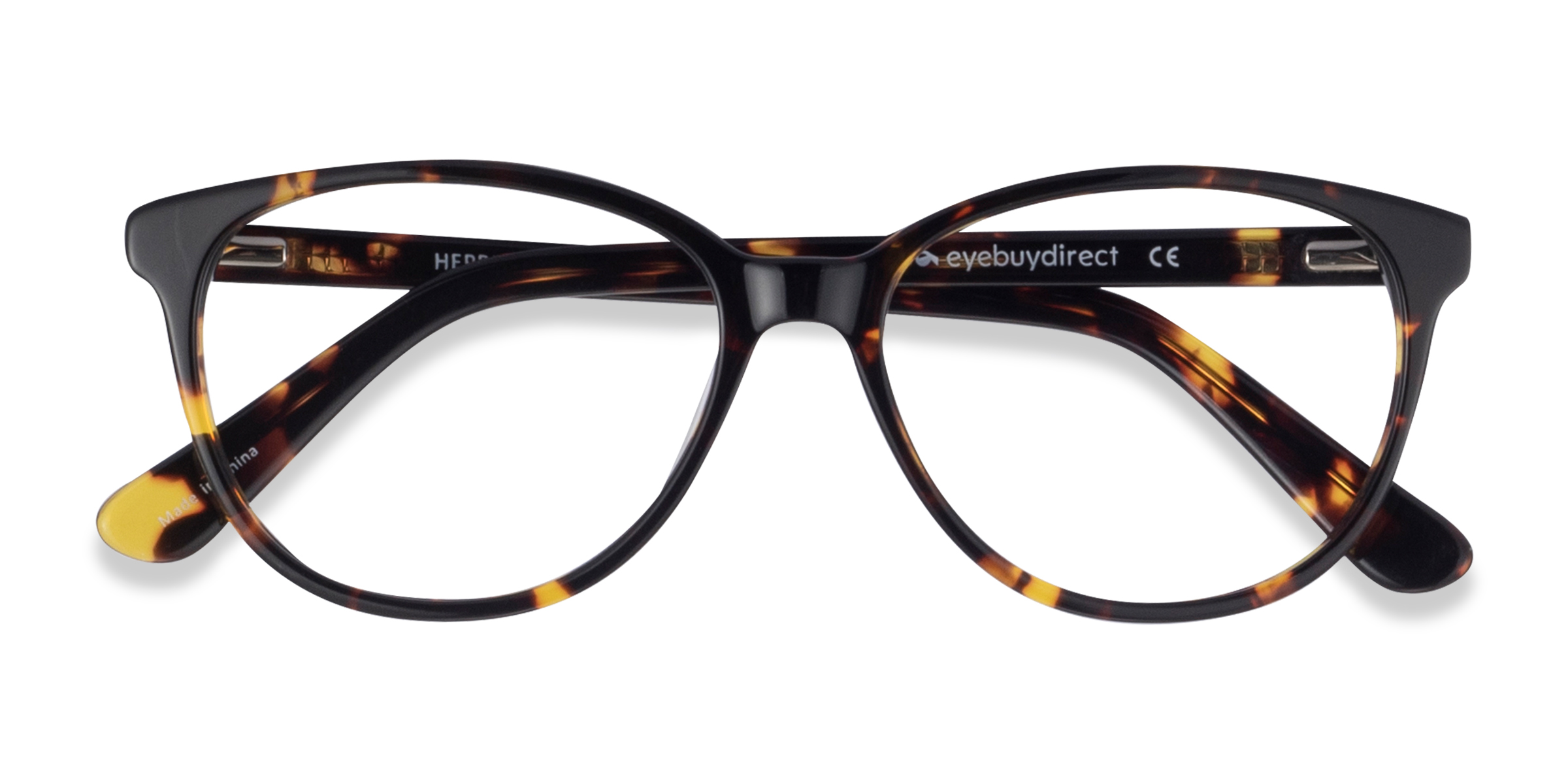 Tortoise Hepburn -  Acetate Eyeglasses