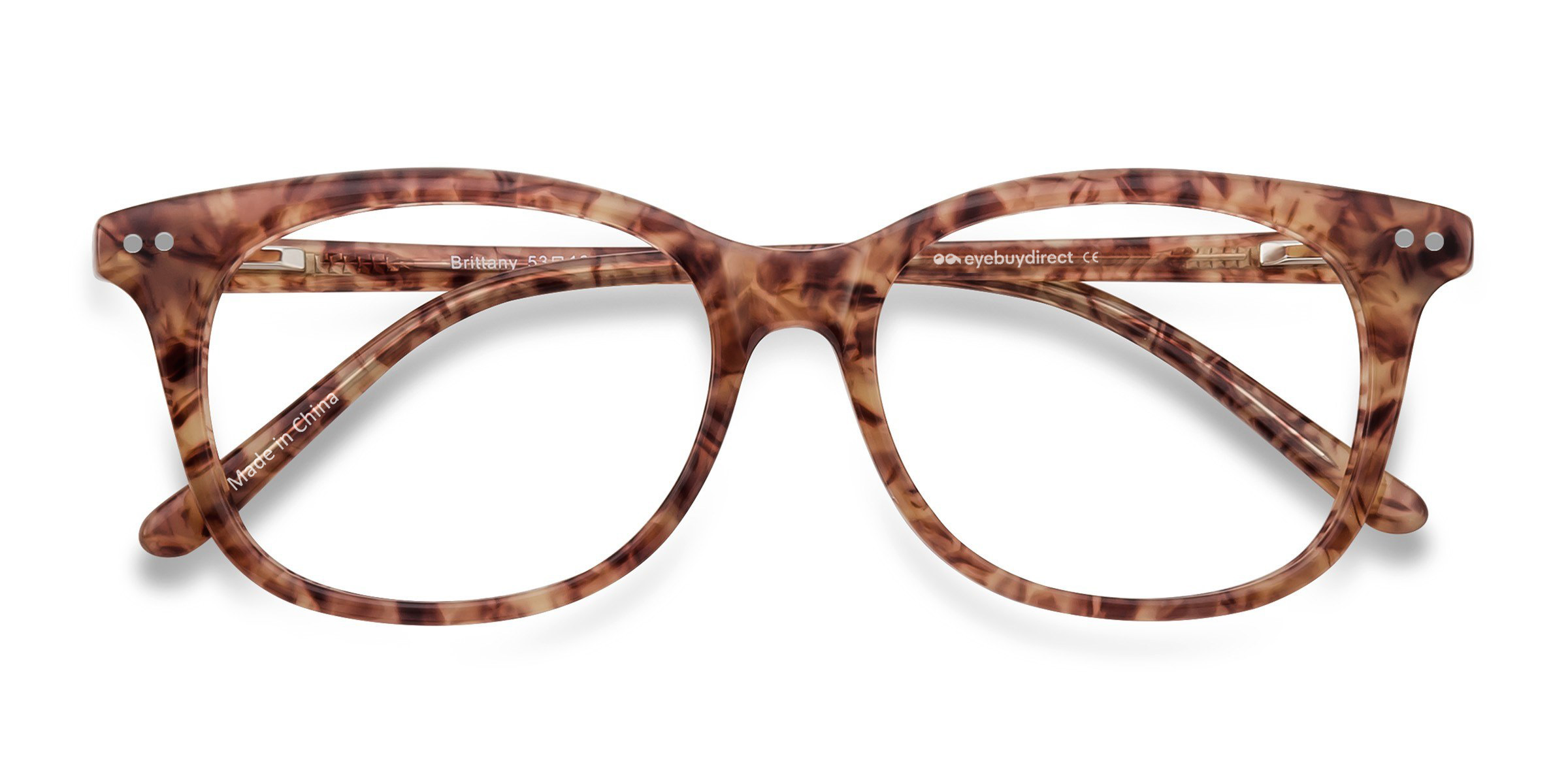 Brown/Floral Brittany -  Acétate Lunettes de vue