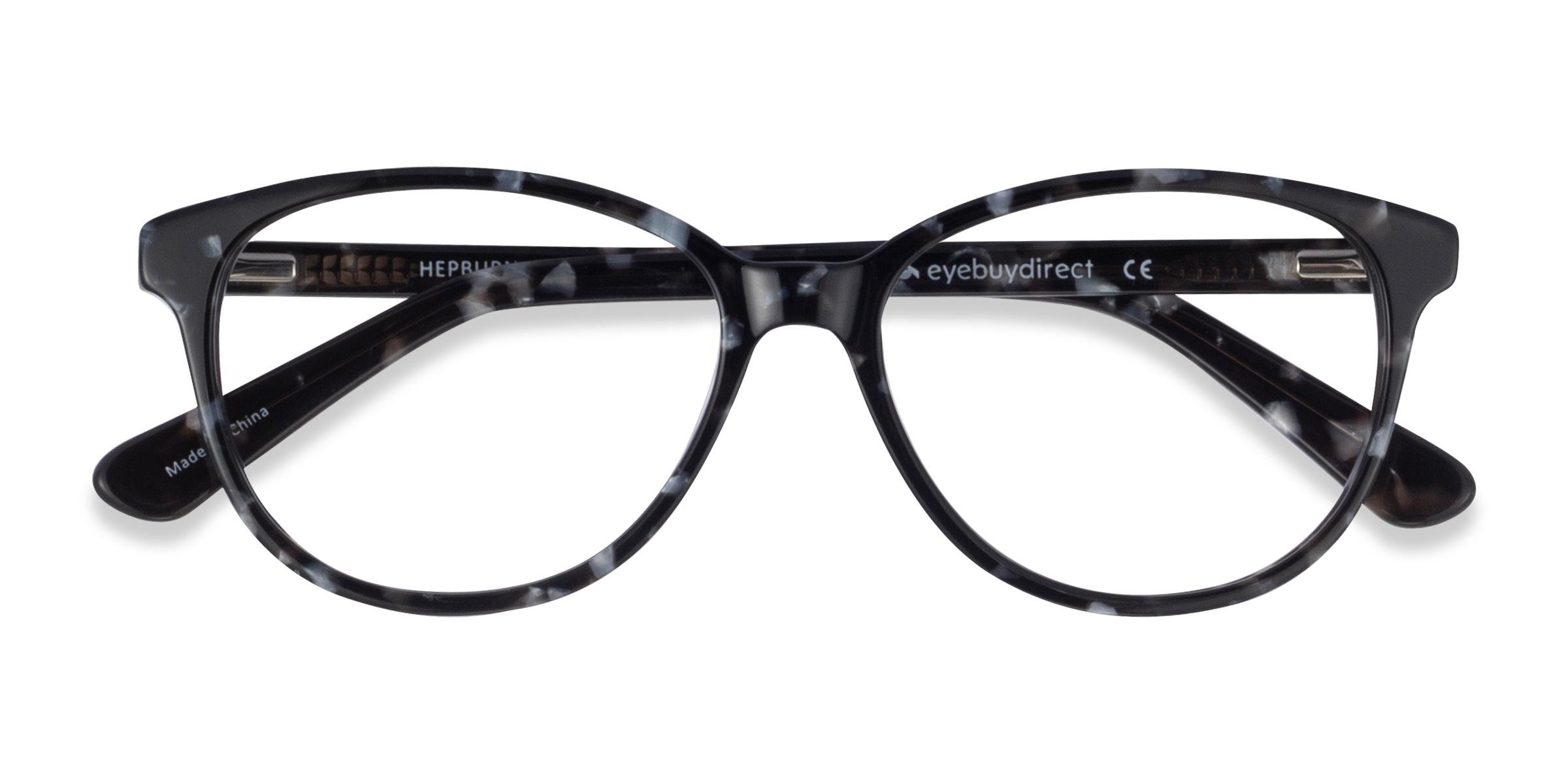 Gray/Floral Hepburn -  Acétate Lunettes de vue