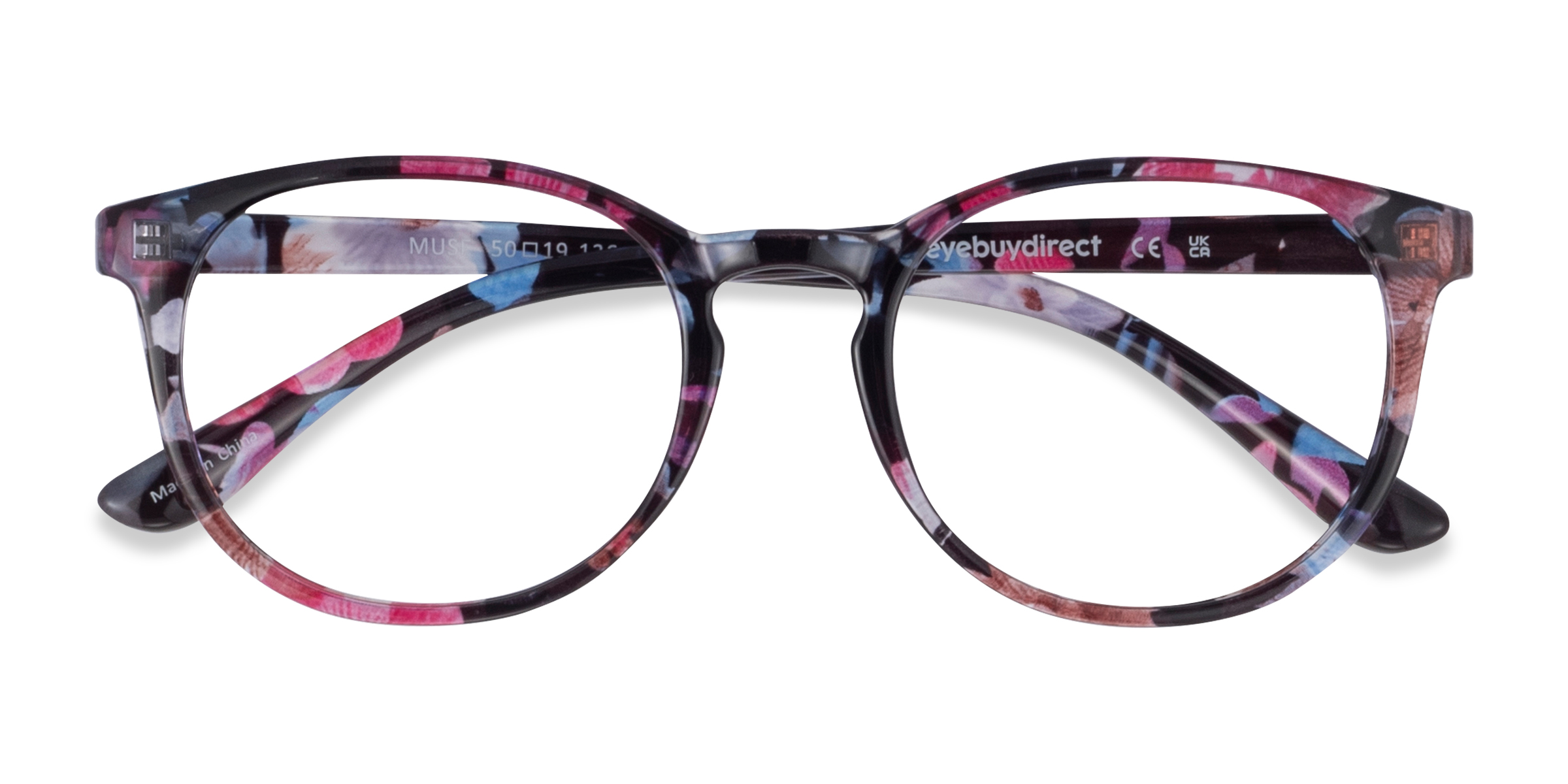 Pink Floral Muse -  Plastique Lunettes de vue
