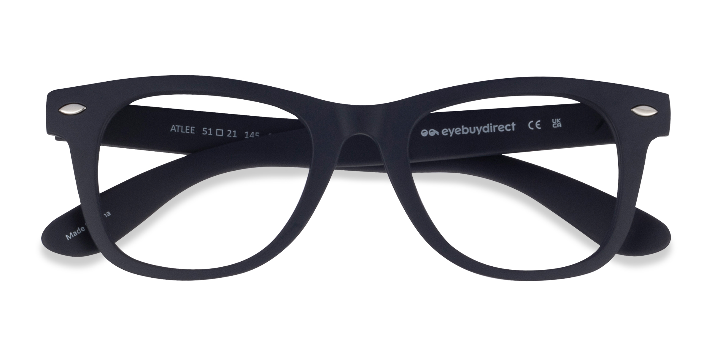 Matte Navy Atlee -  Plastique Lunettes de vue