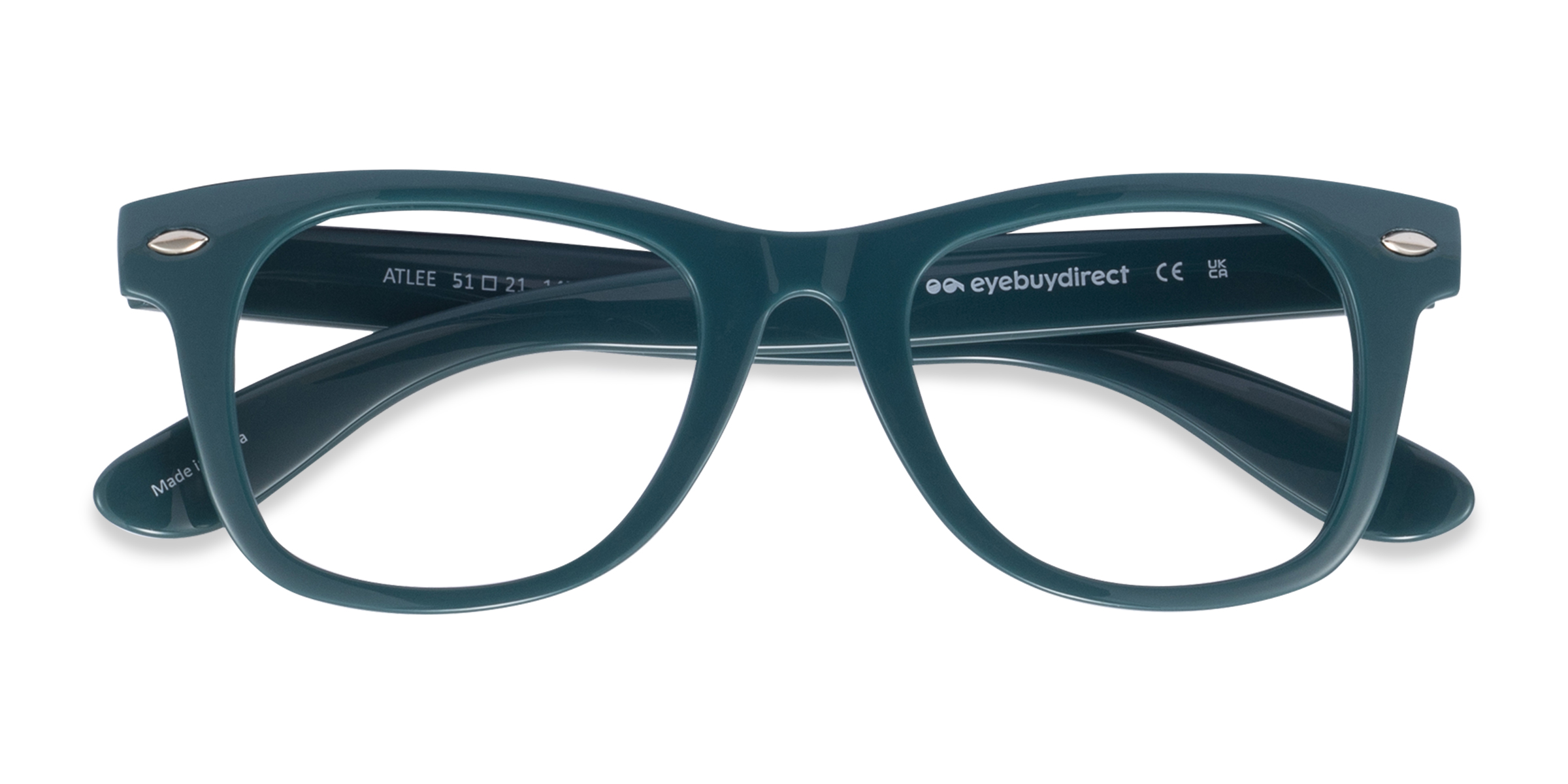 Vert Atlee -  Plastique Lunettes de vue