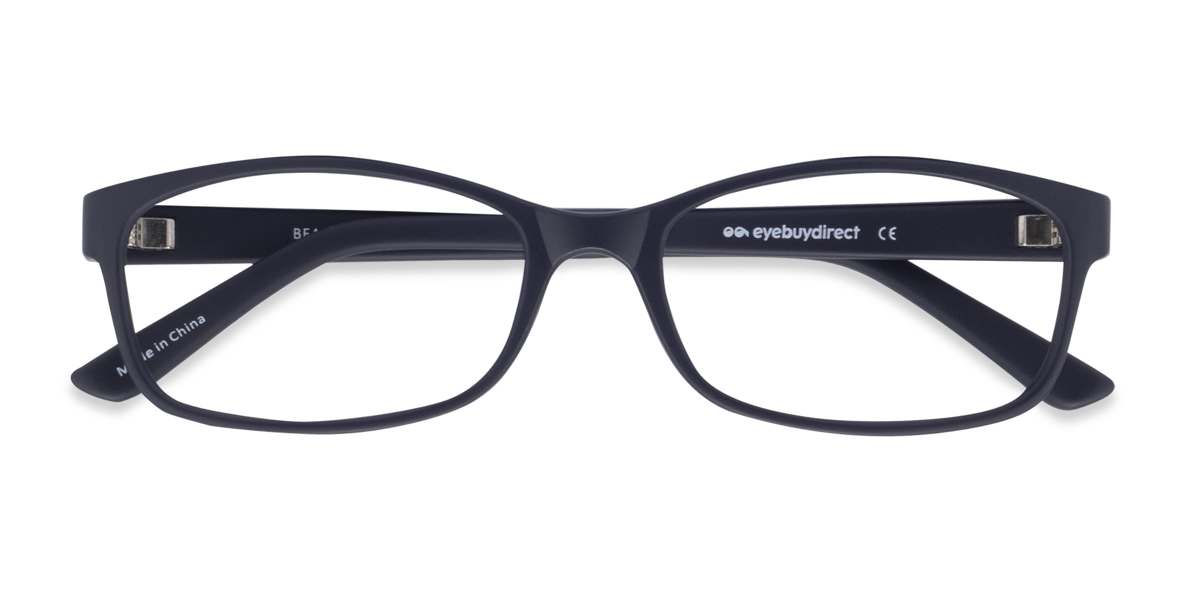 Matte Navy Beads -  Plastic Eyeglasses