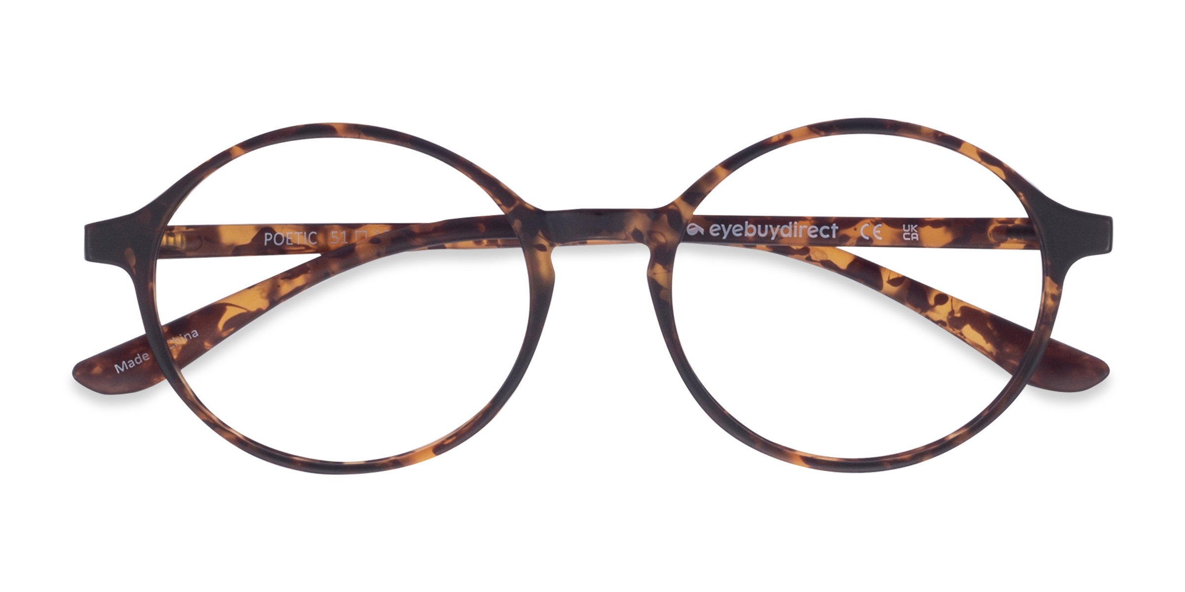 Matte Tortoise Poetic -  Plastic Eyeglasses