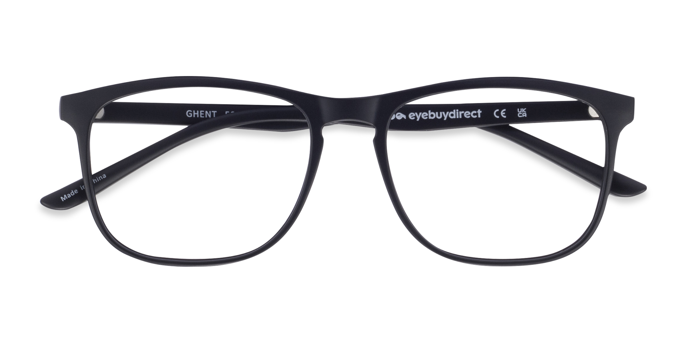Matte Black Ghent -  Plastic Eyeglasses