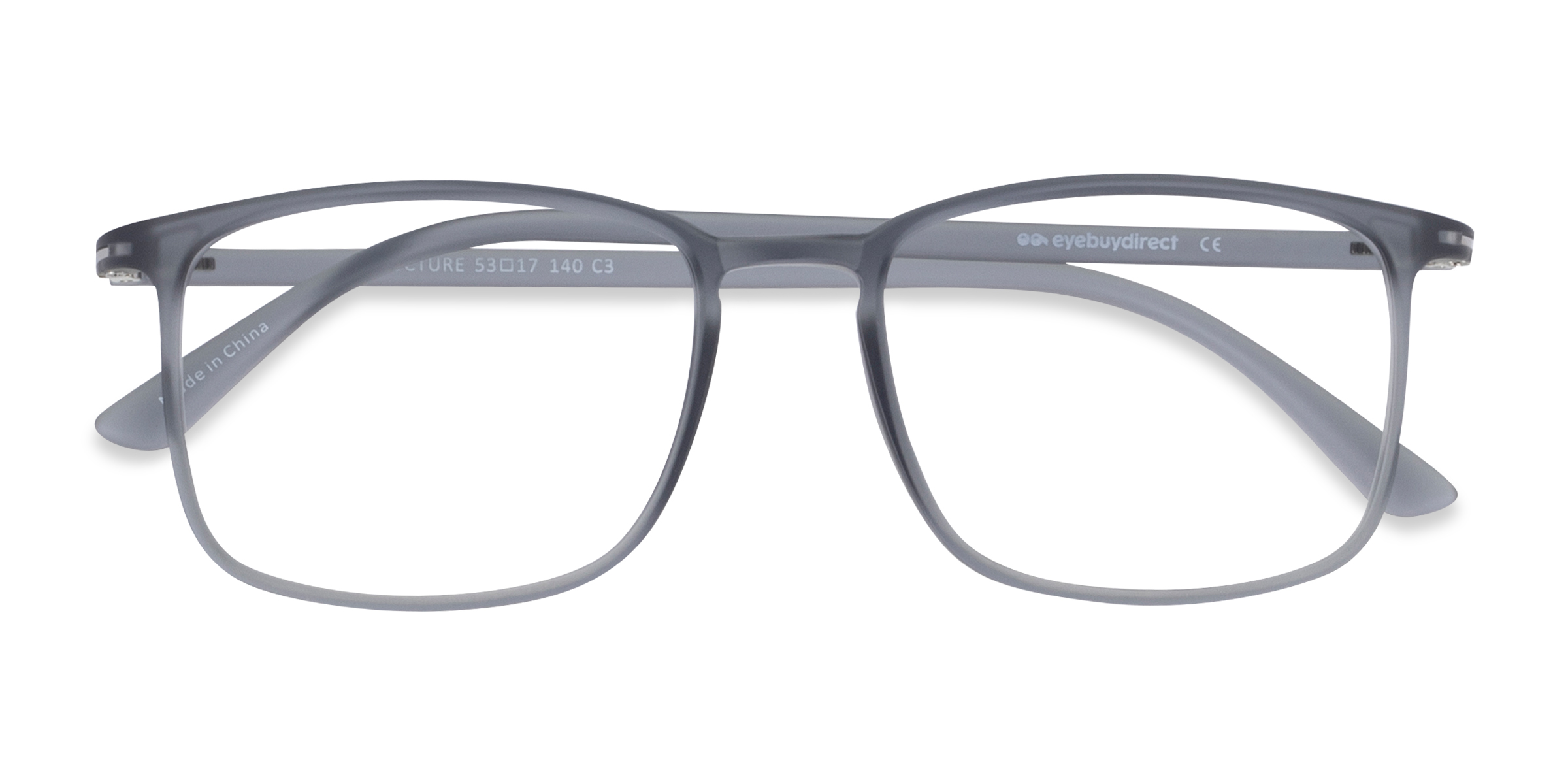 Clear Gray Structure -  Plastique Lunettes de vue