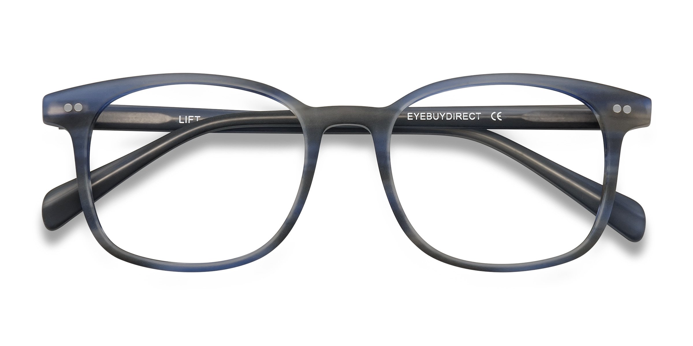 Blue Striped Lift -  Acetate Eyeglasses