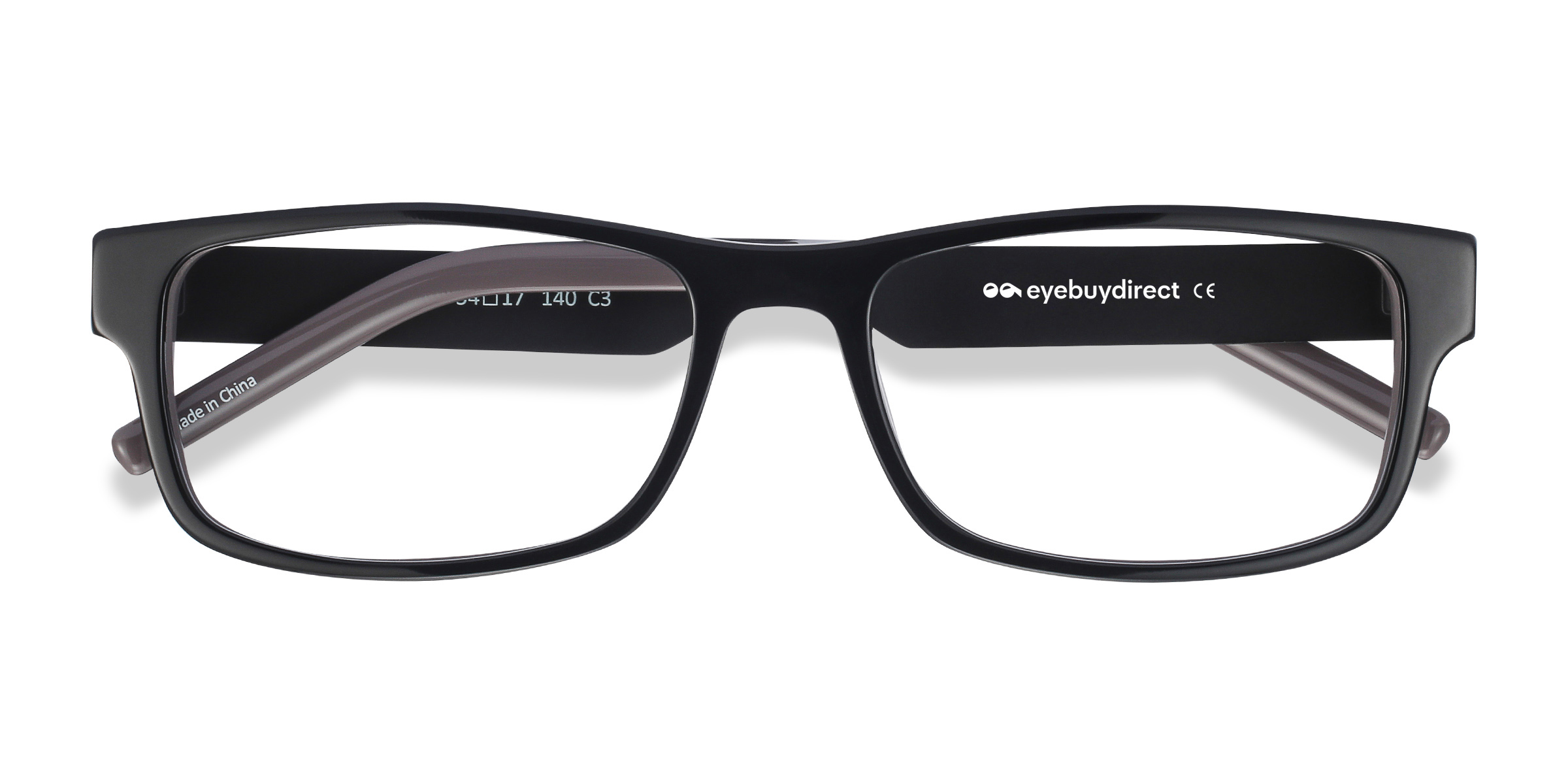 Black Aidan -  Acetate Eyeglasses