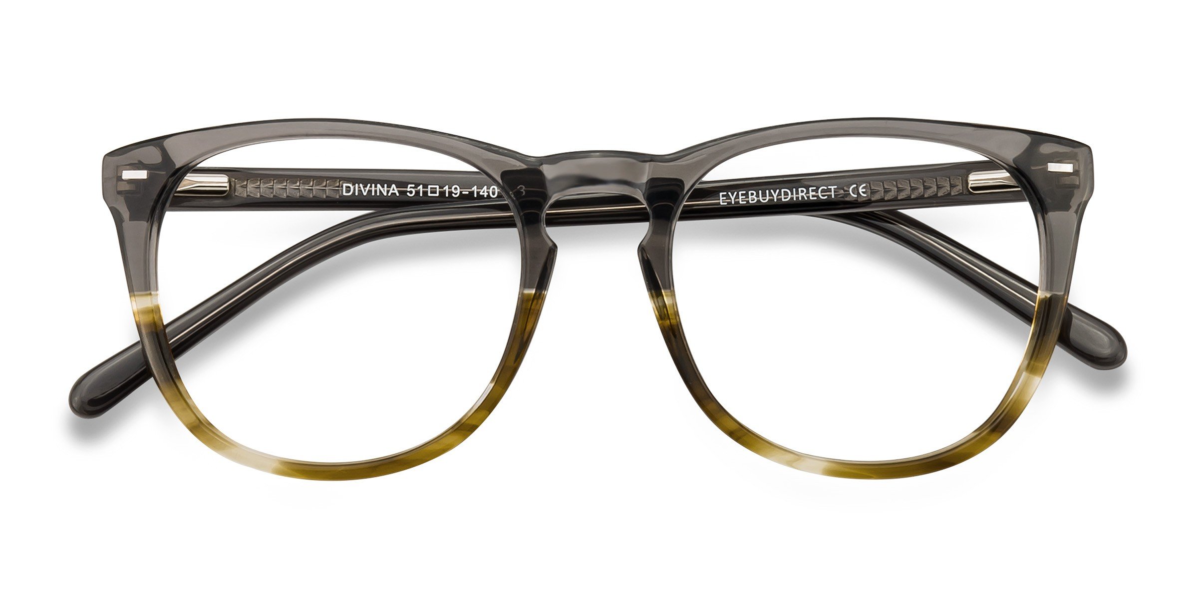 Gray Brown Divina -  Acetate Eyeglasses