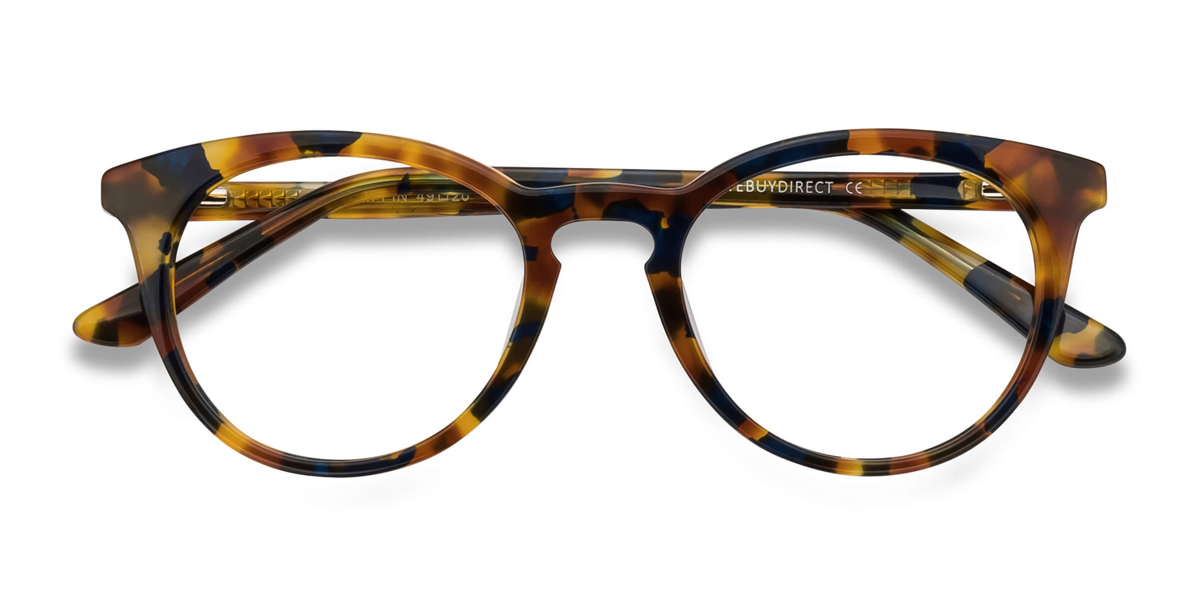 Amber & Navy Griffin -  Acetate Eyeglasses