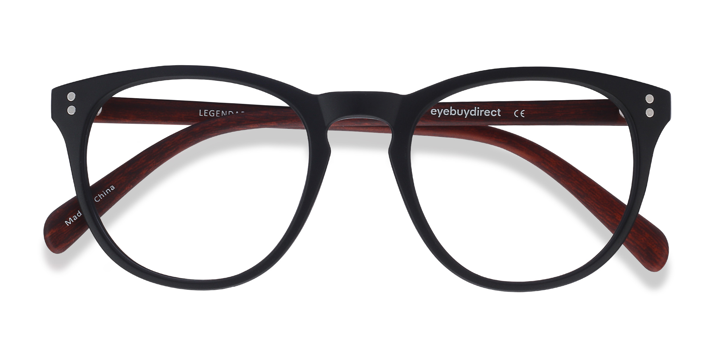 Black & Brown Legendary -  Plastic Eyeglasses