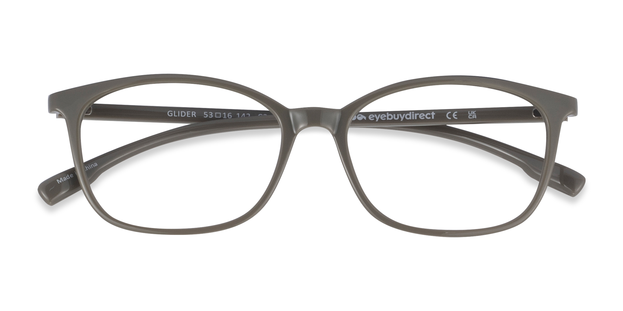 Olive Green Glider -  Plastic Eyeglasses
