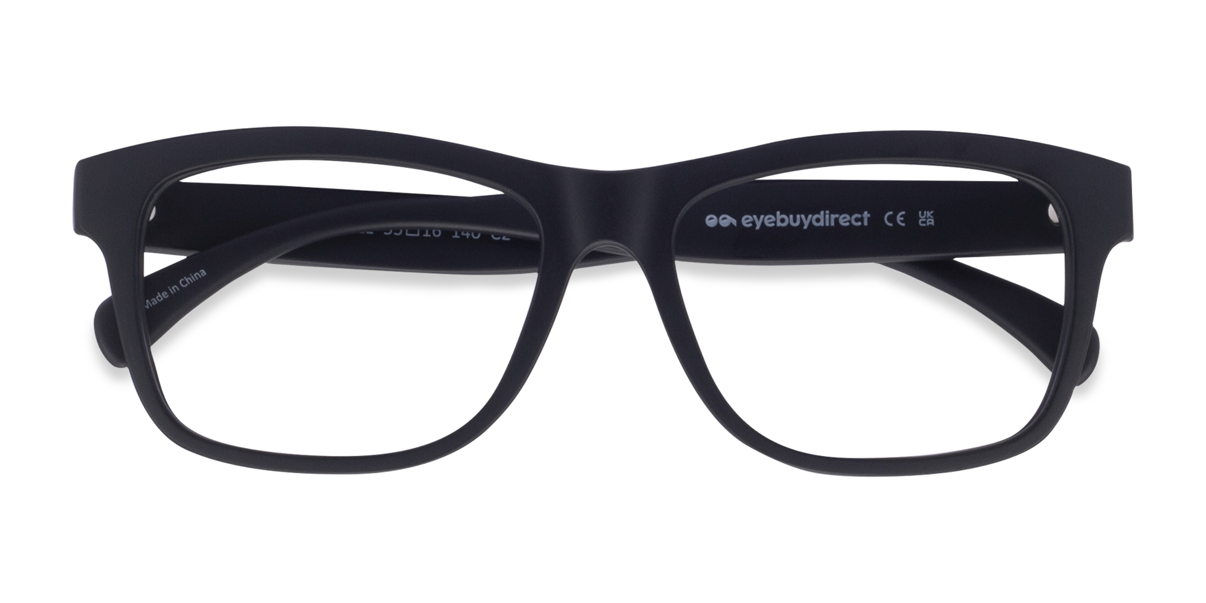 Matte Black Gamble -  Plastic Eyeglasses