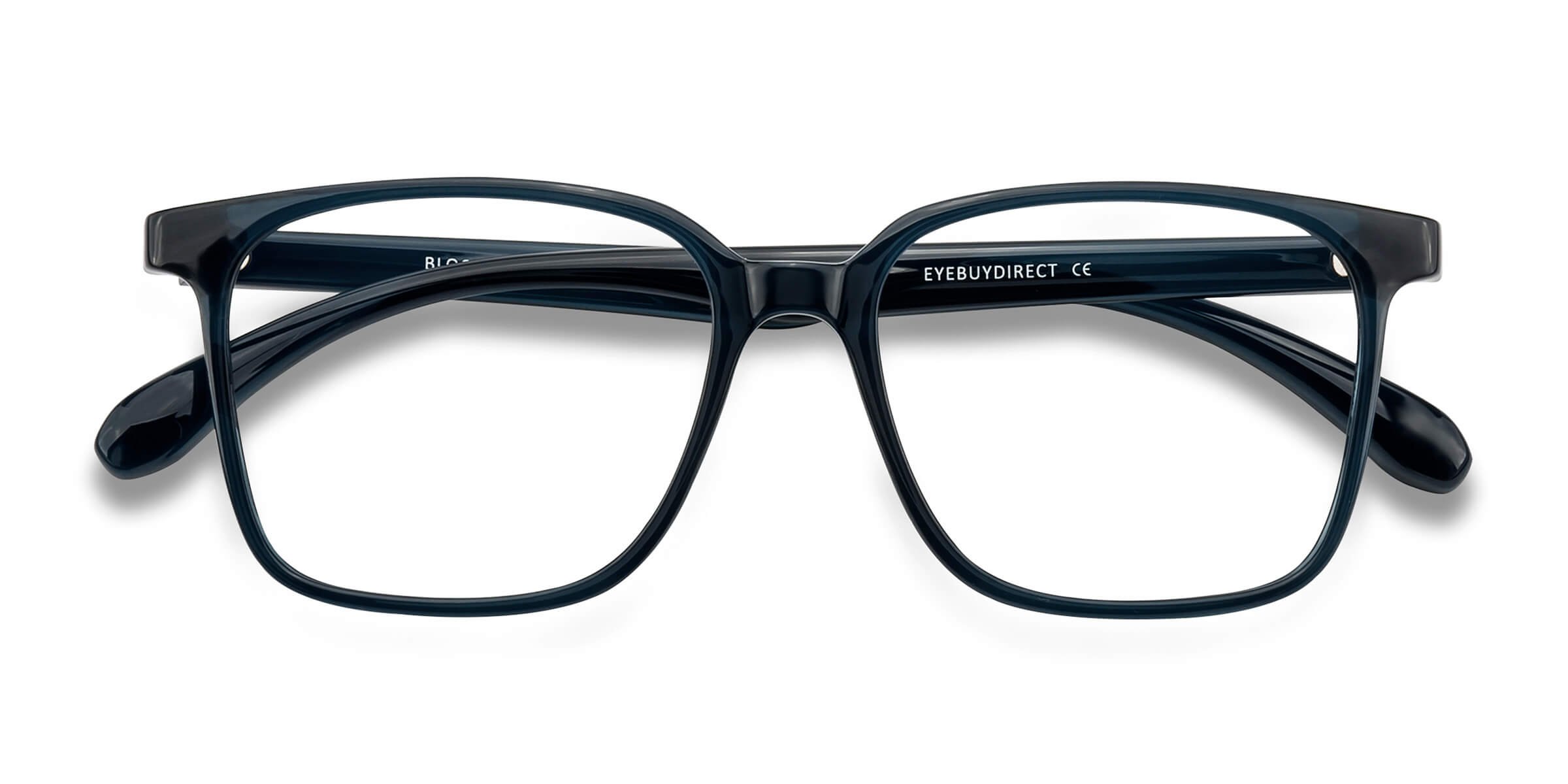 Navy Blocks -  Plastic Eyeglasses