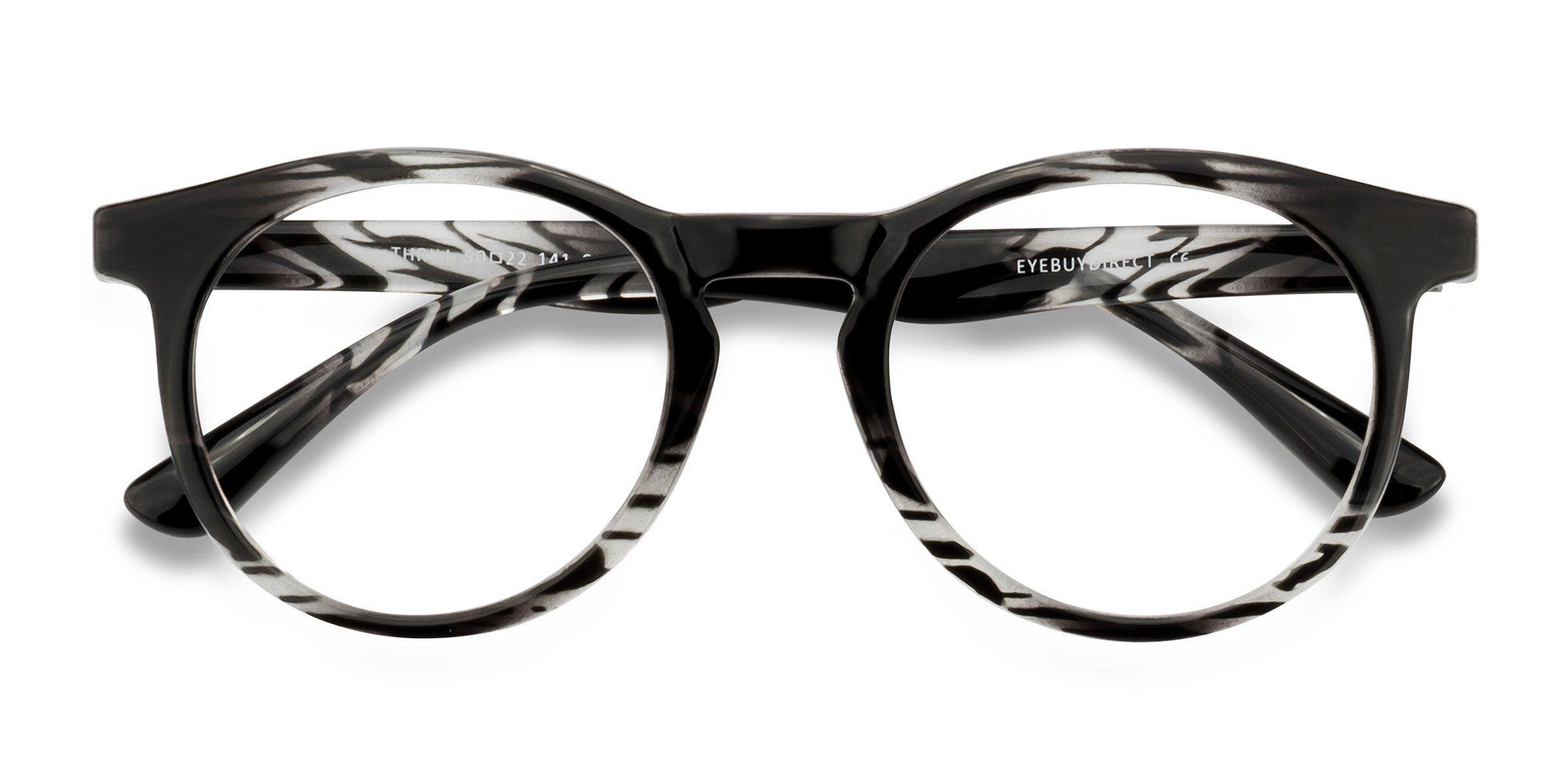 Black Clear Thrill -  Plastic Eyeglasses