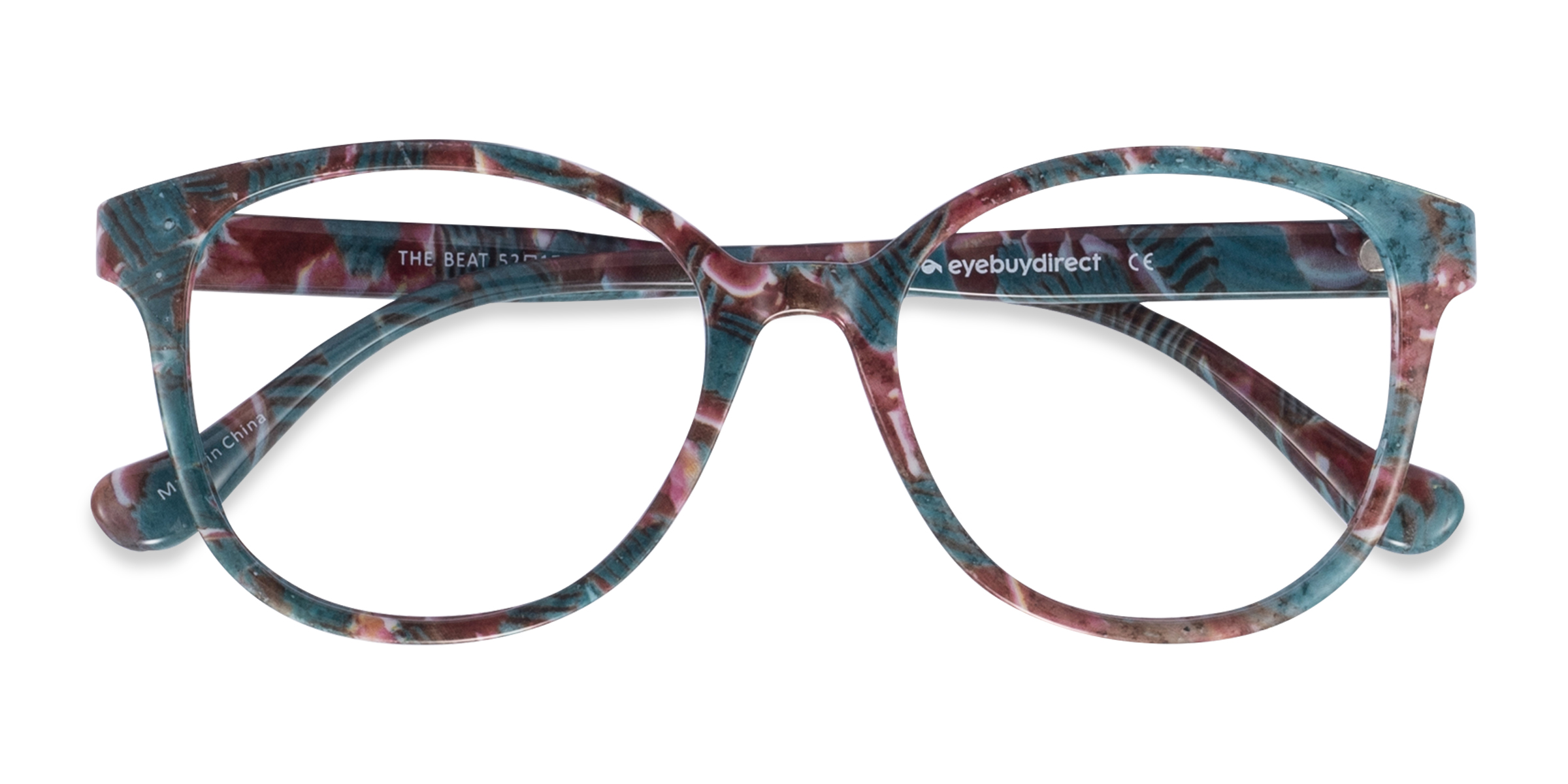 Floral The Beat -  Plastic Eyeglasses
