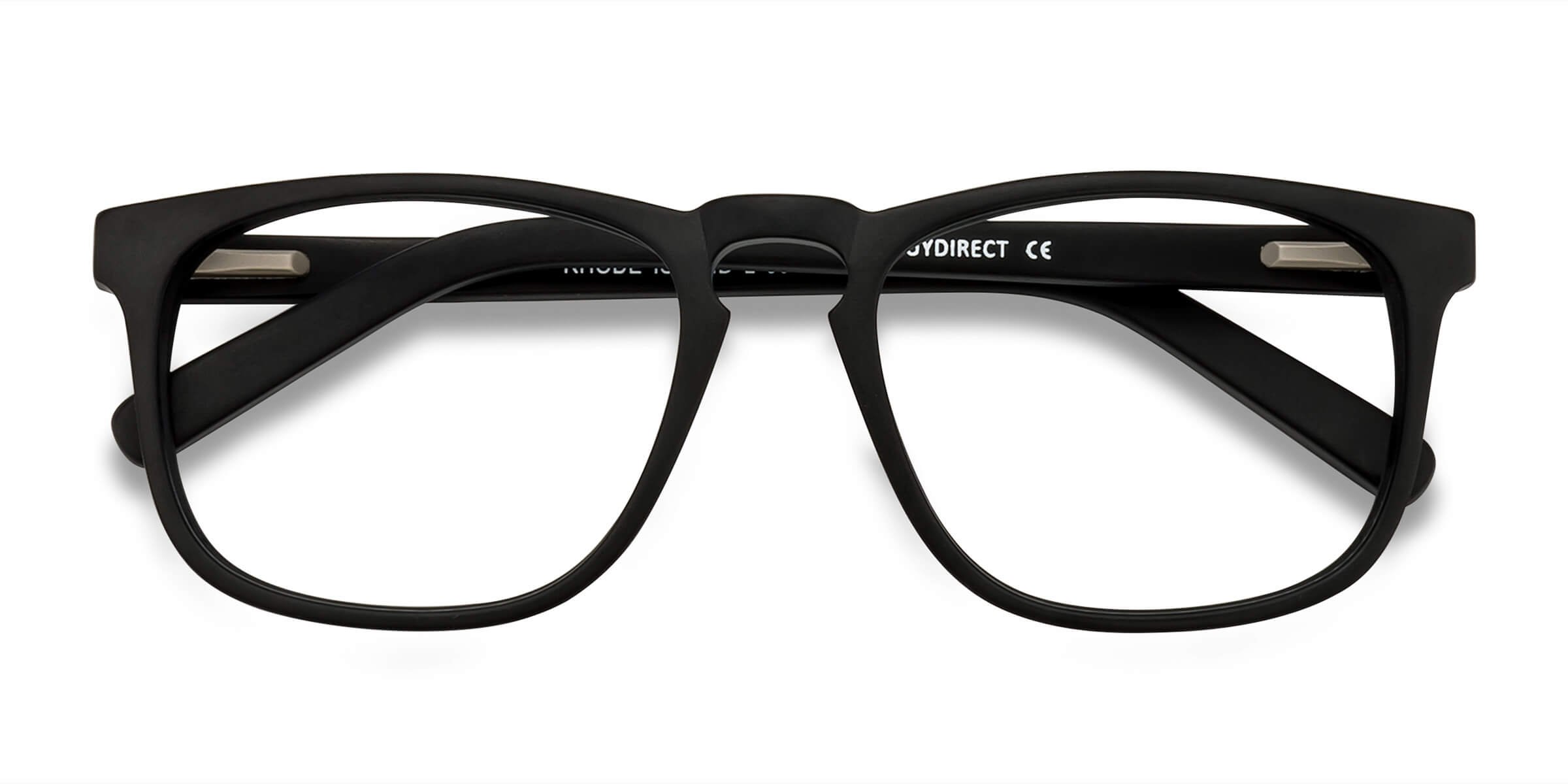 Matte Black Rhode Island - Acétate Lunettes de vue