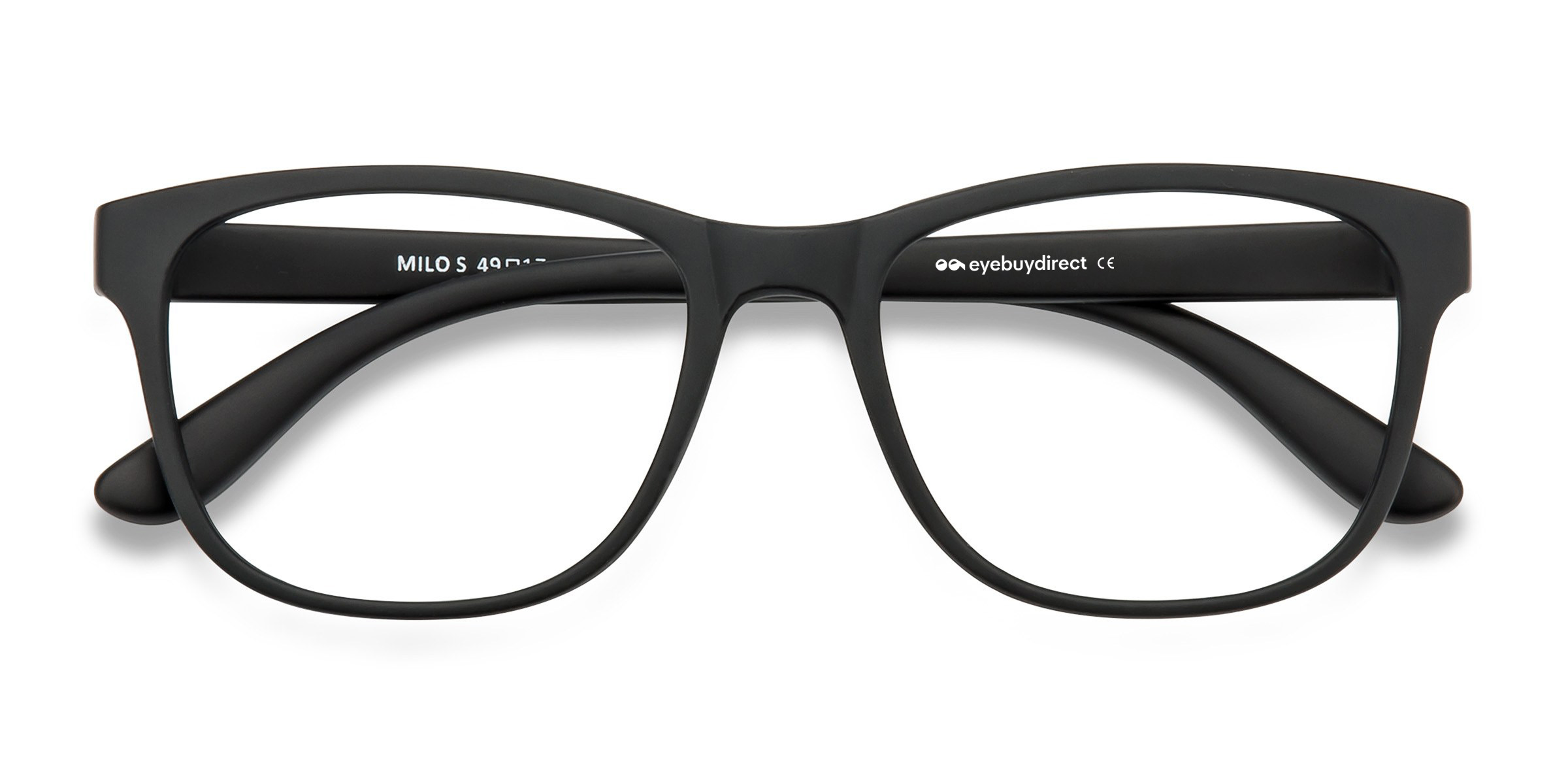 Matte Black Milo -  Plastic Eyeglasses