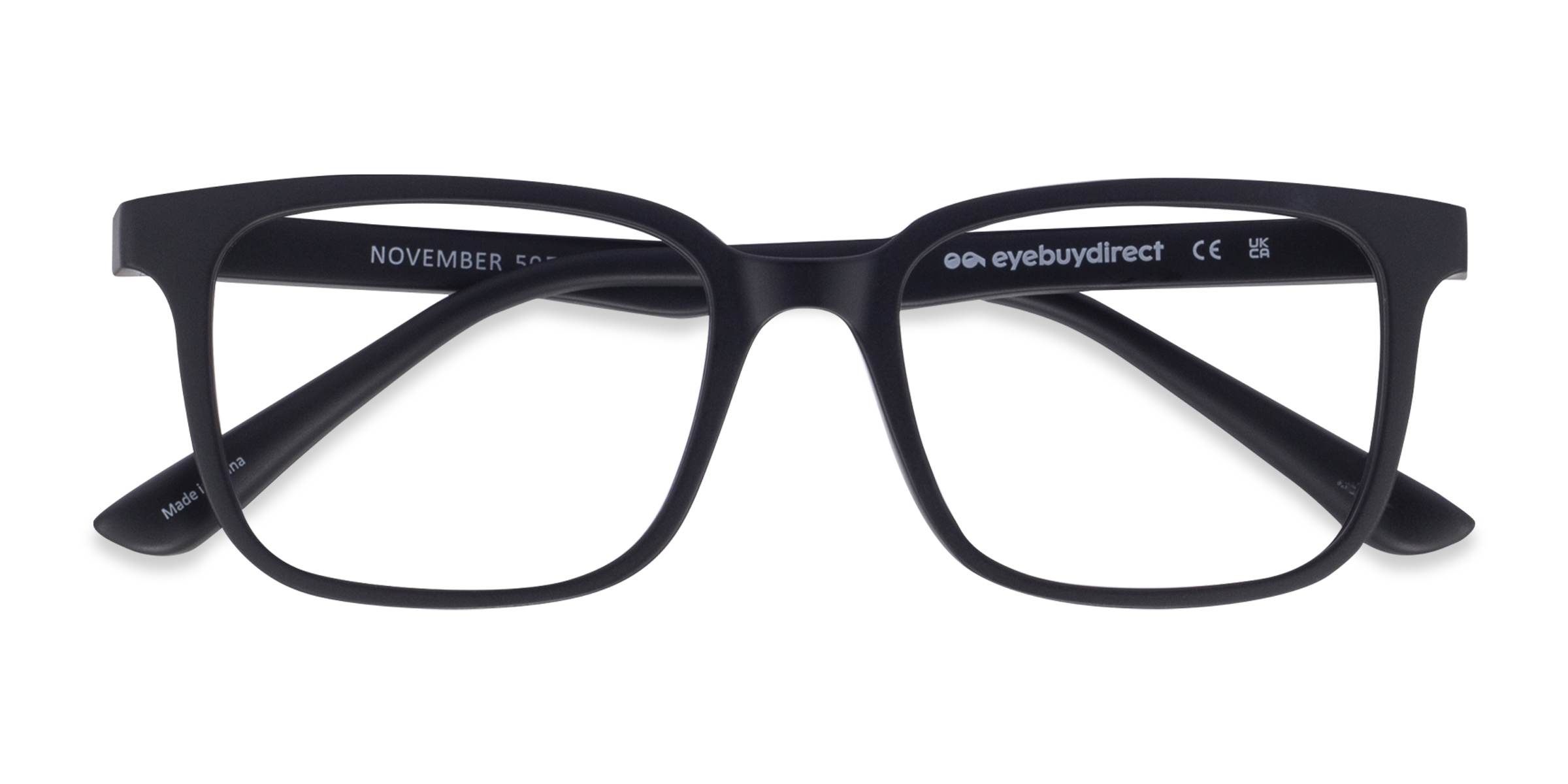Matte Black November -  Plastic Eyeglasses