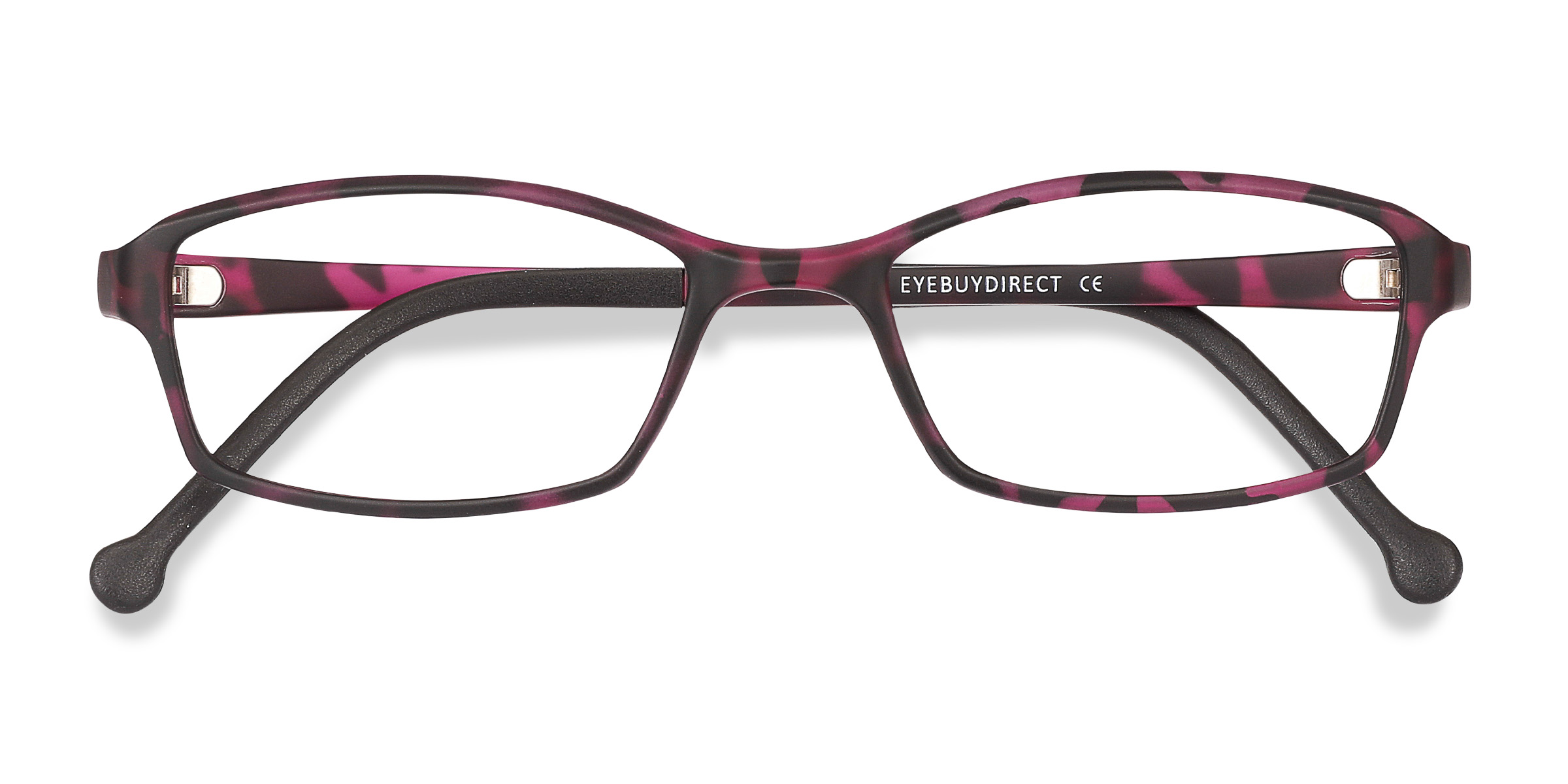 Tortoise Purple Glitch -  Plastic Eyeglasses