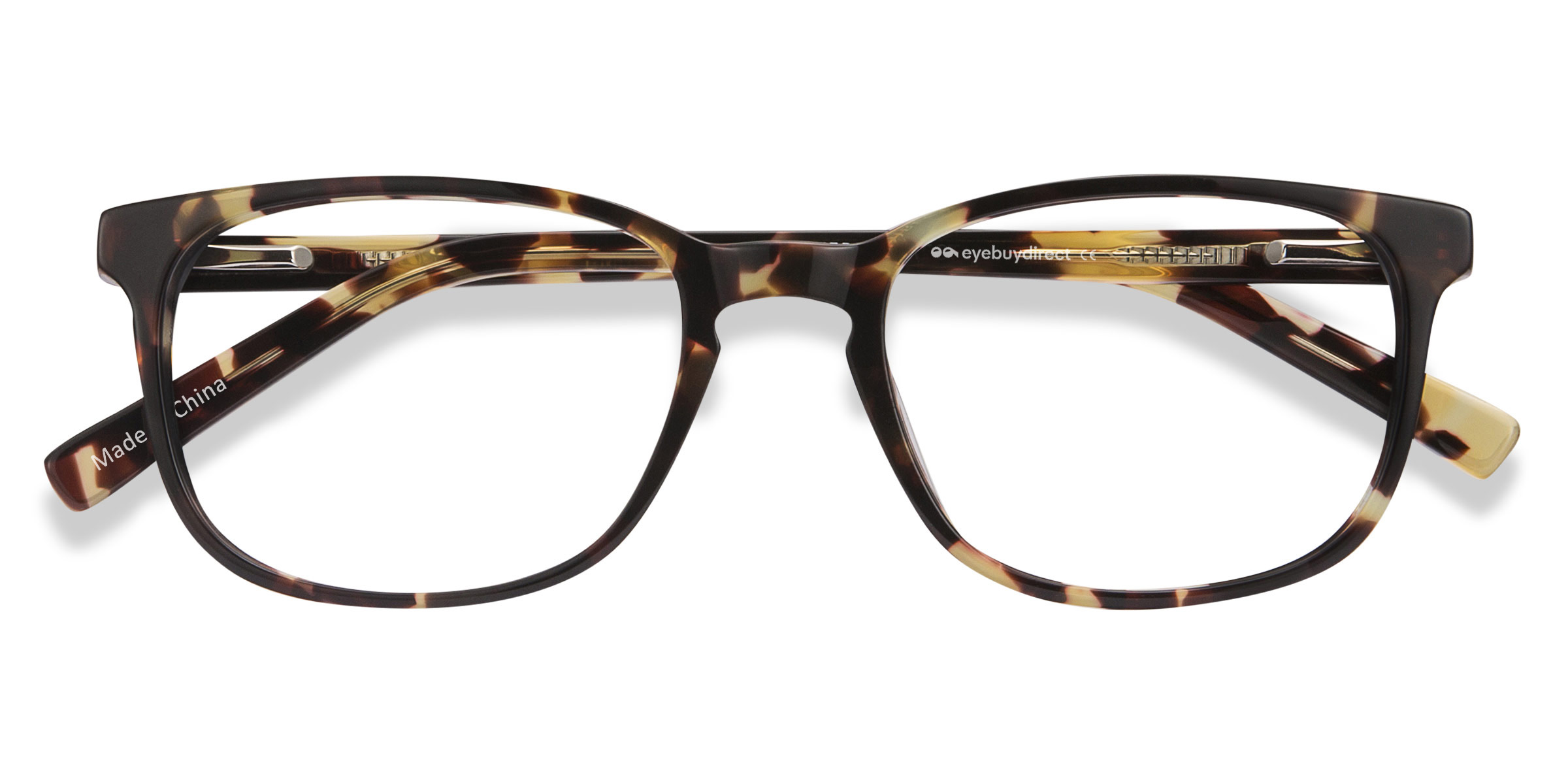 Tortoise Emblem -  Acetate Eyeglasses