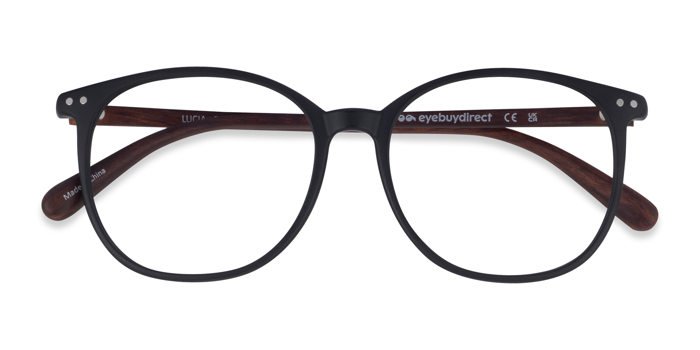 Matte Black Lucia -  Plastic Eyeglasses