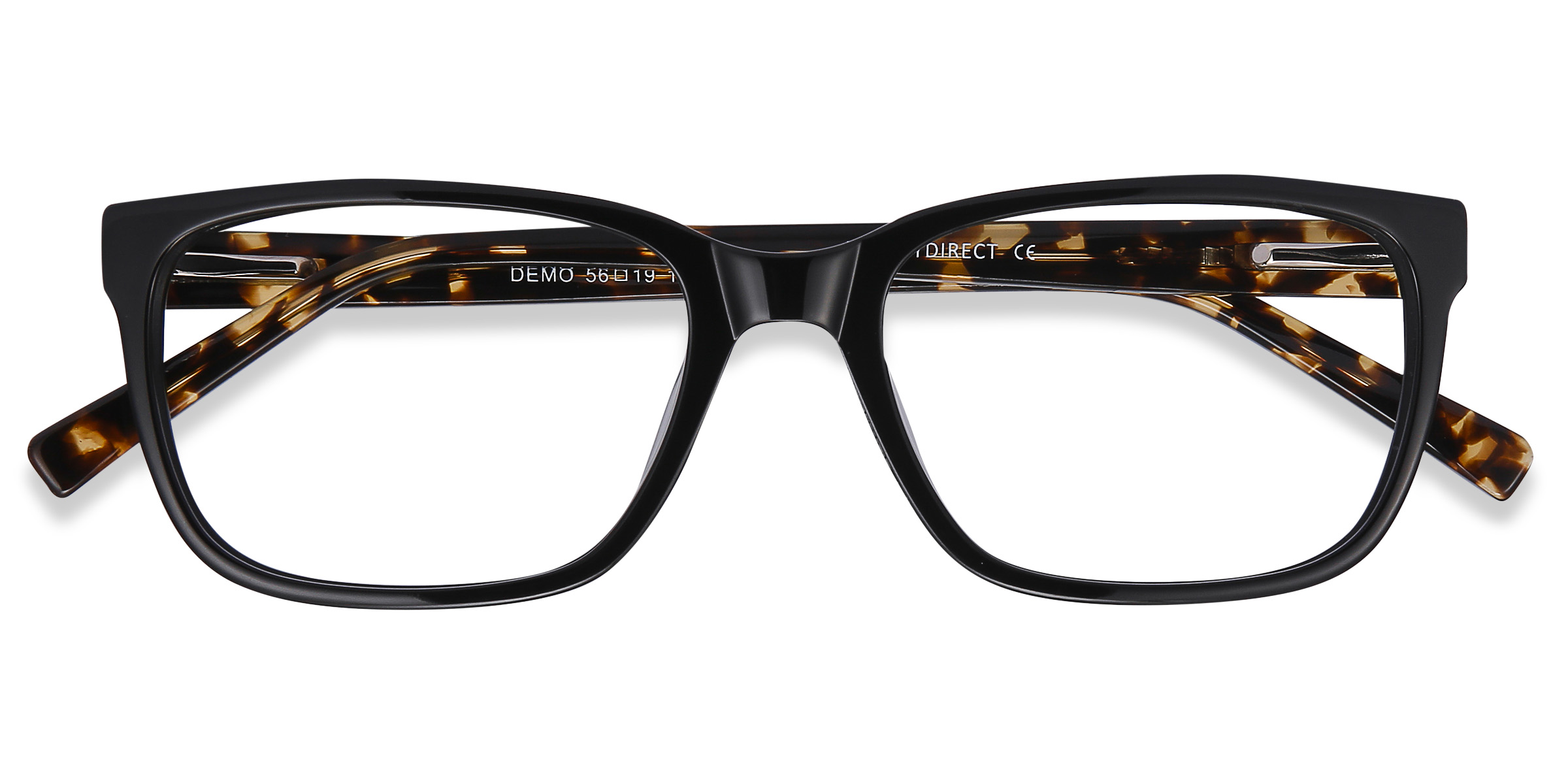Black Demo -  Acetate Eyeglasses