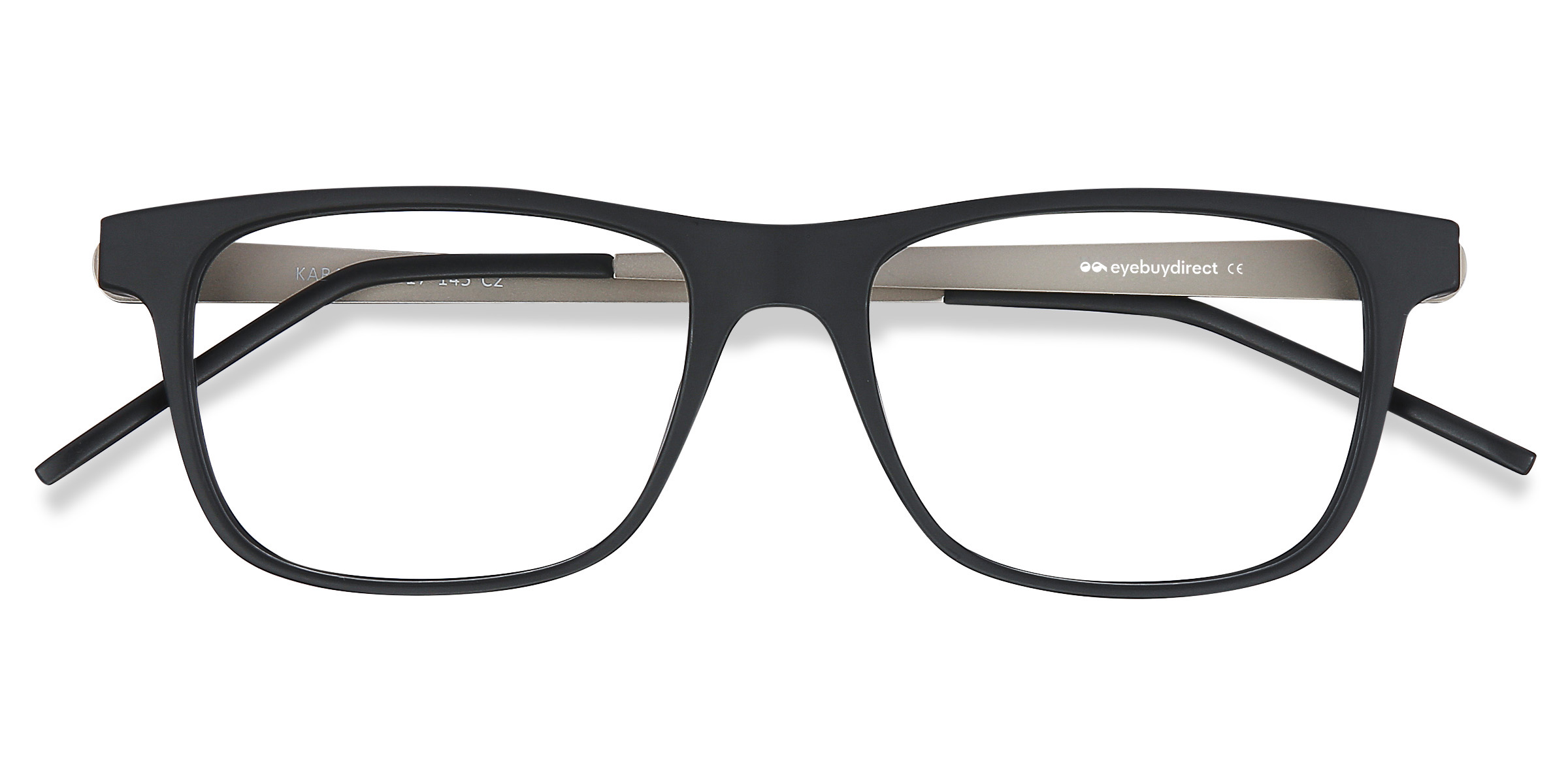 Black Karat -  Plastic-metal Eyeglasses