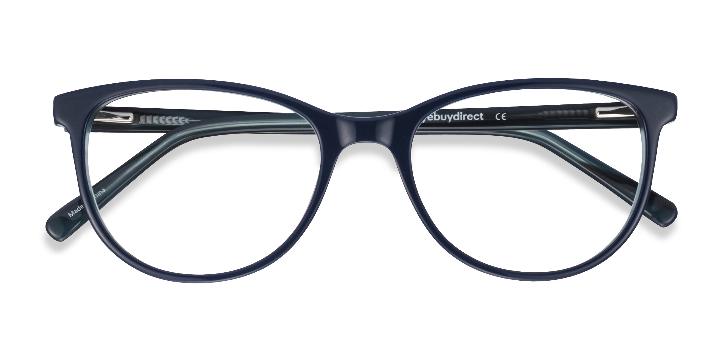 Blue Striped Sphinx -  Acetate Eyeglasses