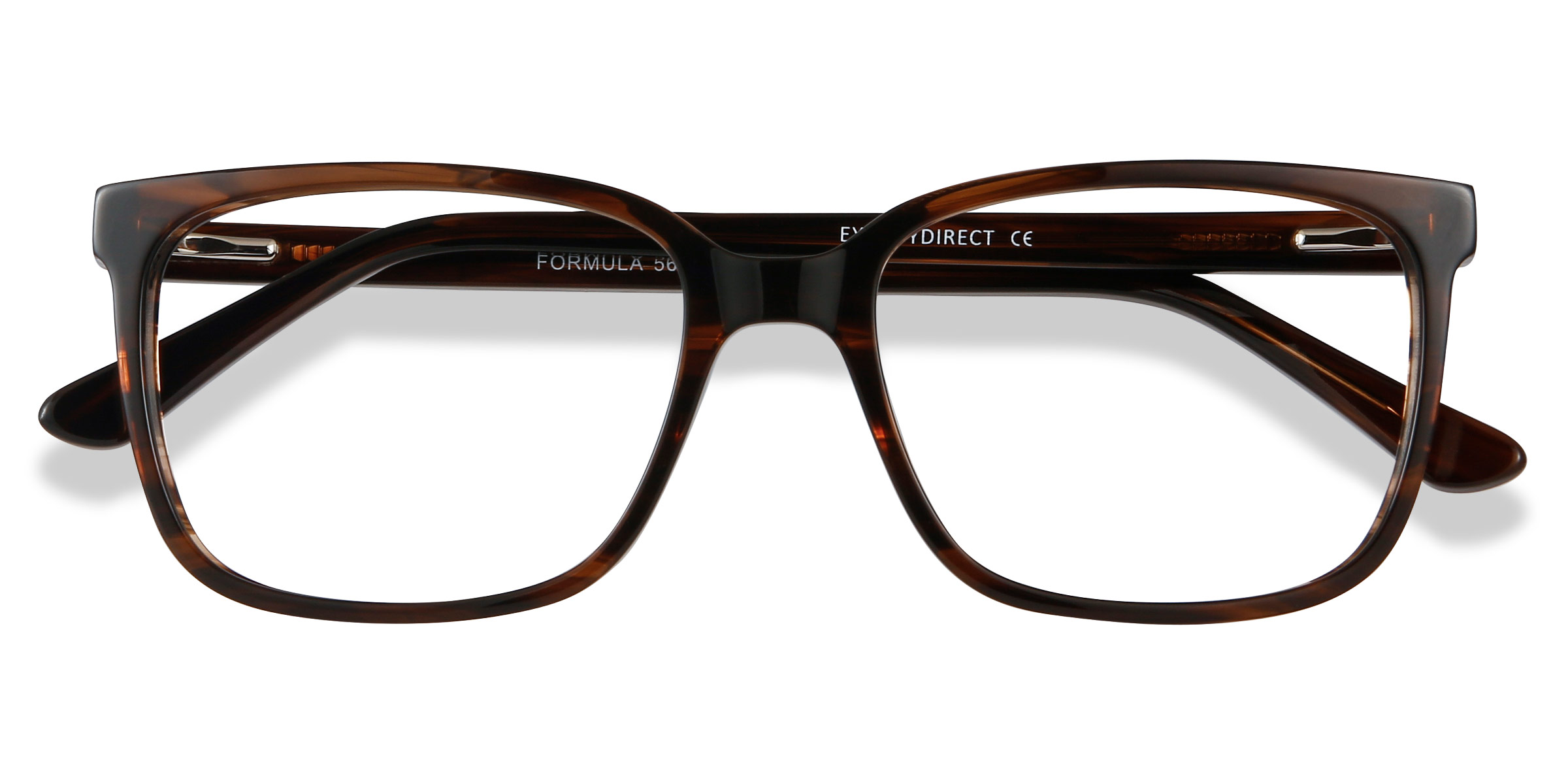 Brown Striped Formula - Acétate Lunettes de vue
