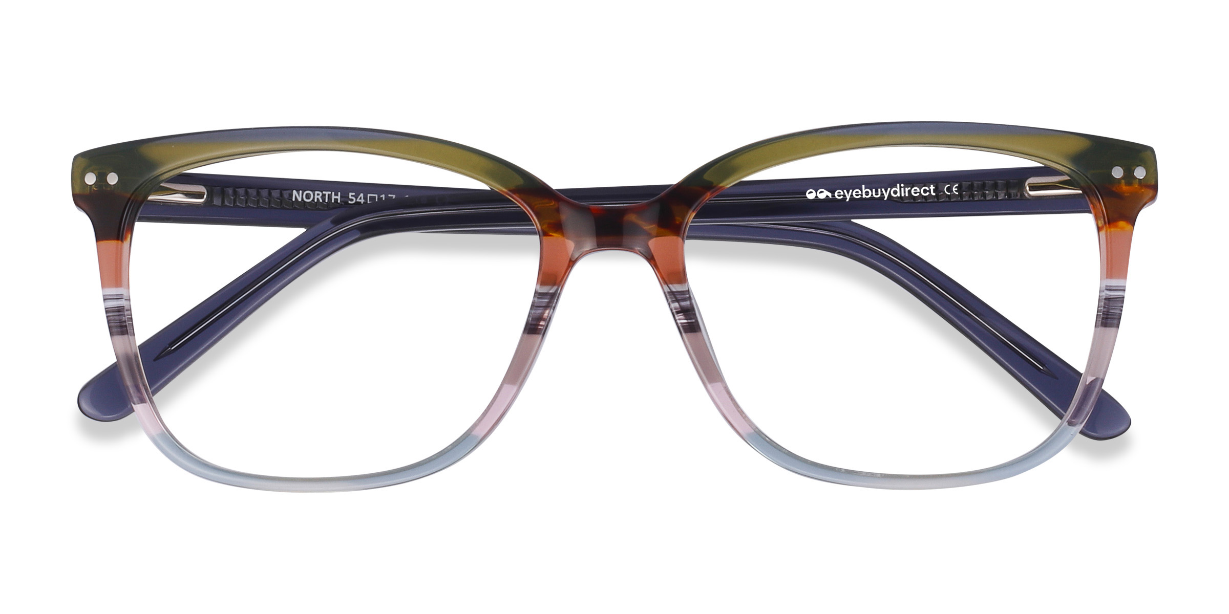 Green Striped North -  Acétate Lunettes de vue