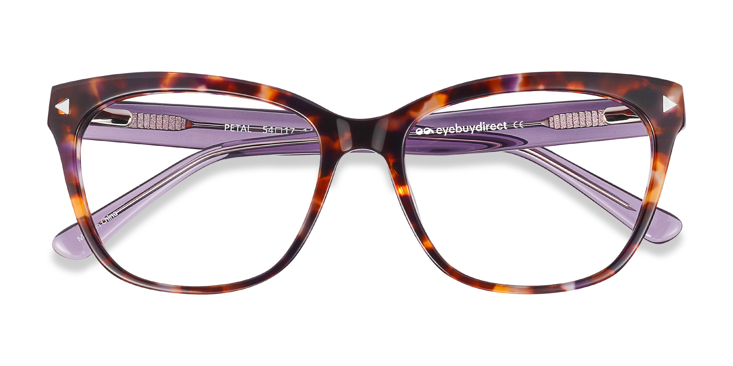 Purple Tortoise Petal -  Acétate Lunettes de vue