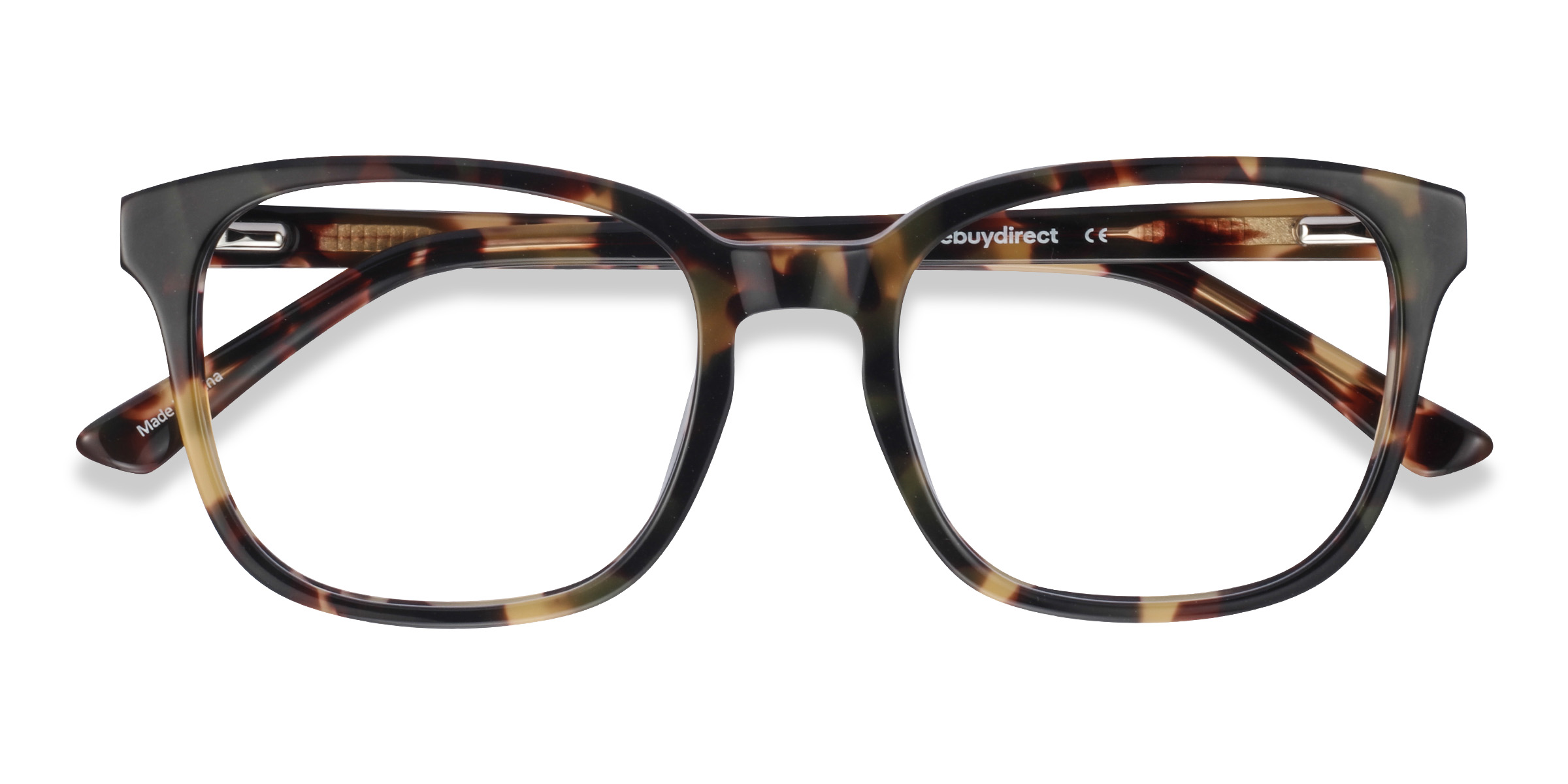 Green Tortoise Tower -  Acetate Eyeglasses