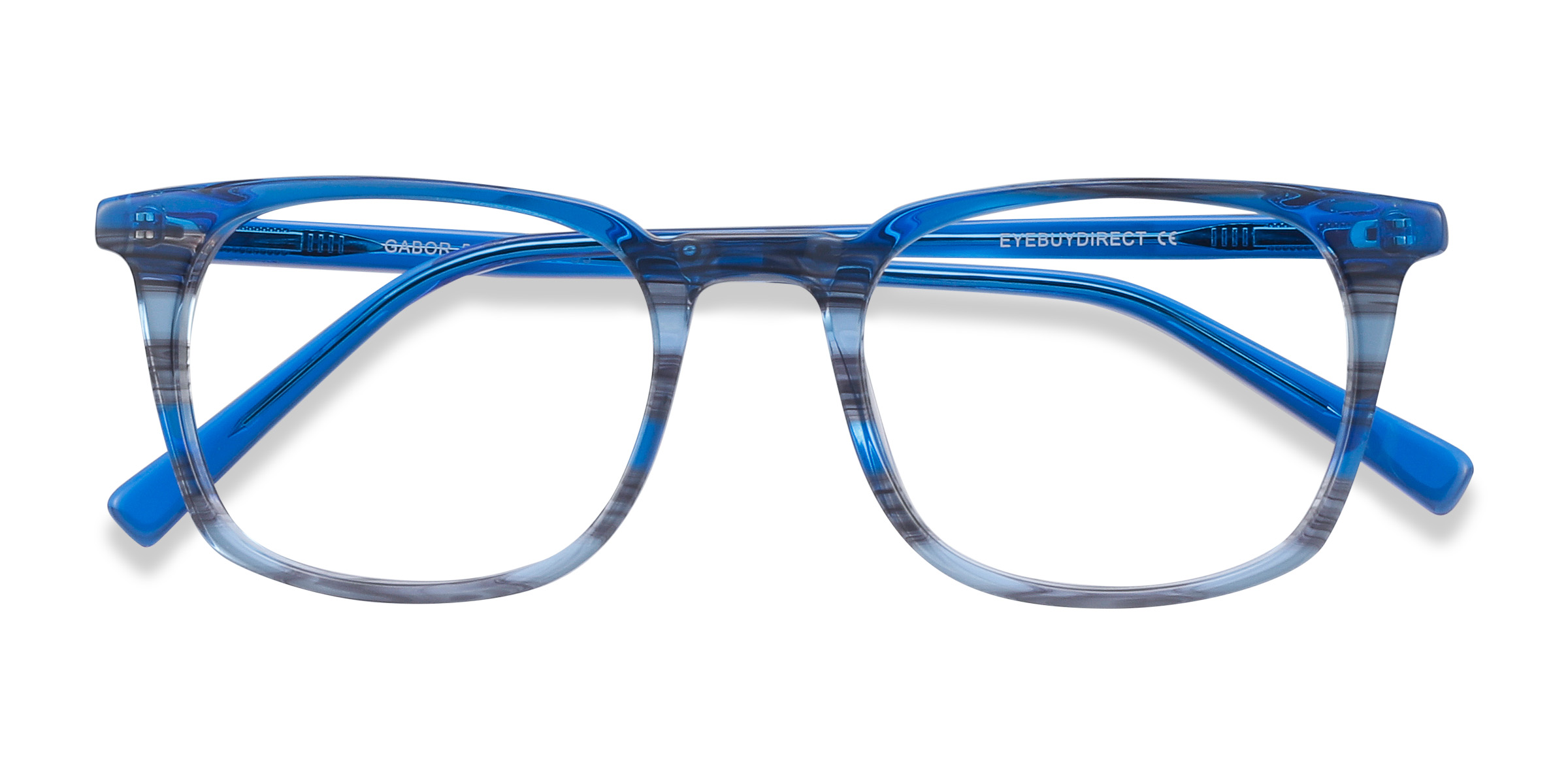 Blue Striped Gabor - Acétate Lunettes de vue