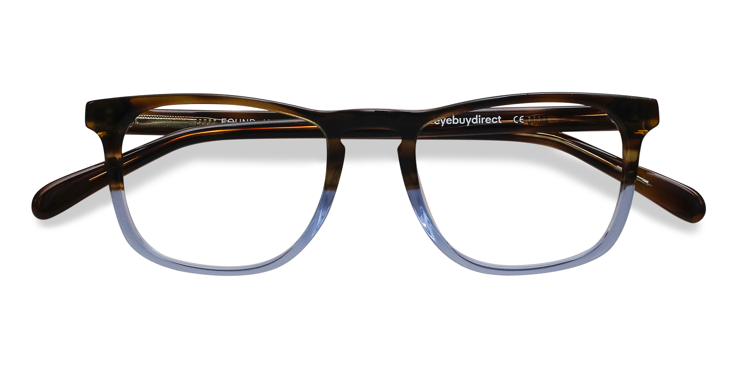 Brown Blue Found -  Acetate Eyeglasses