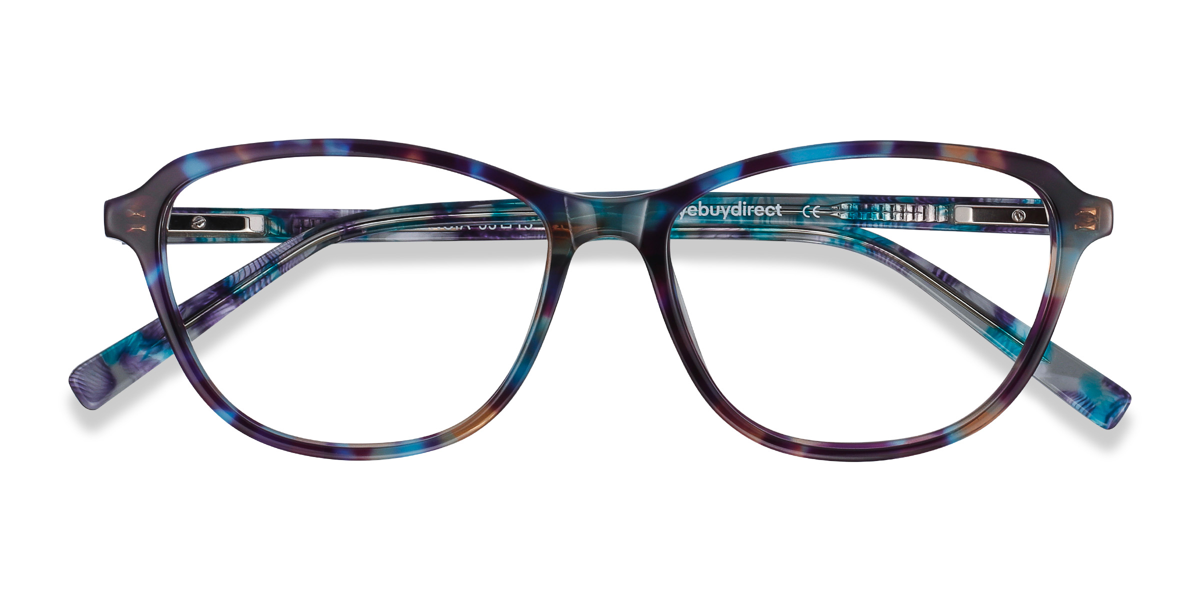 Blue Floral Ciencia -  Acetate Eyeglasses