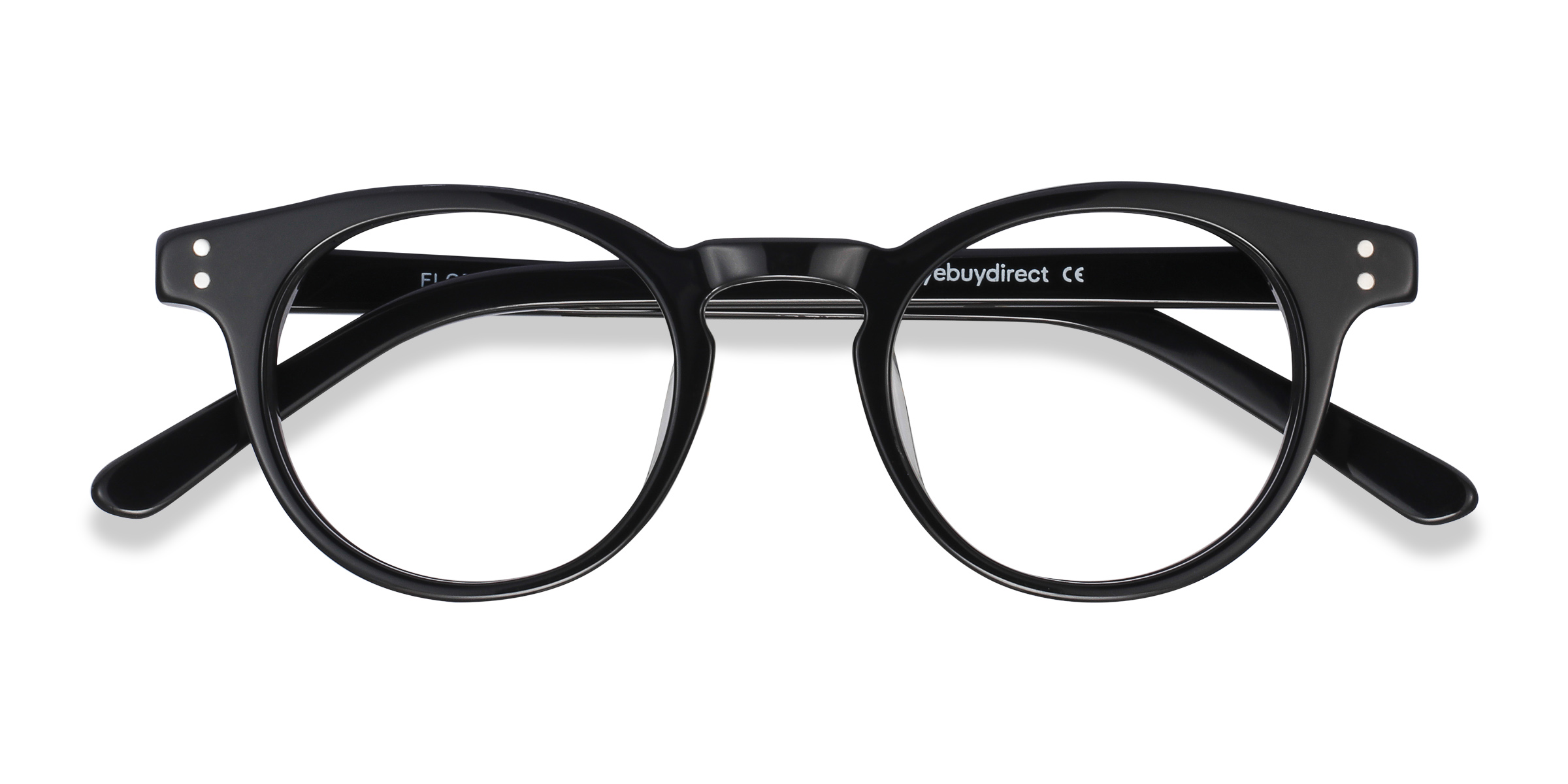 Black Flora -  Acetate Eyeglasses