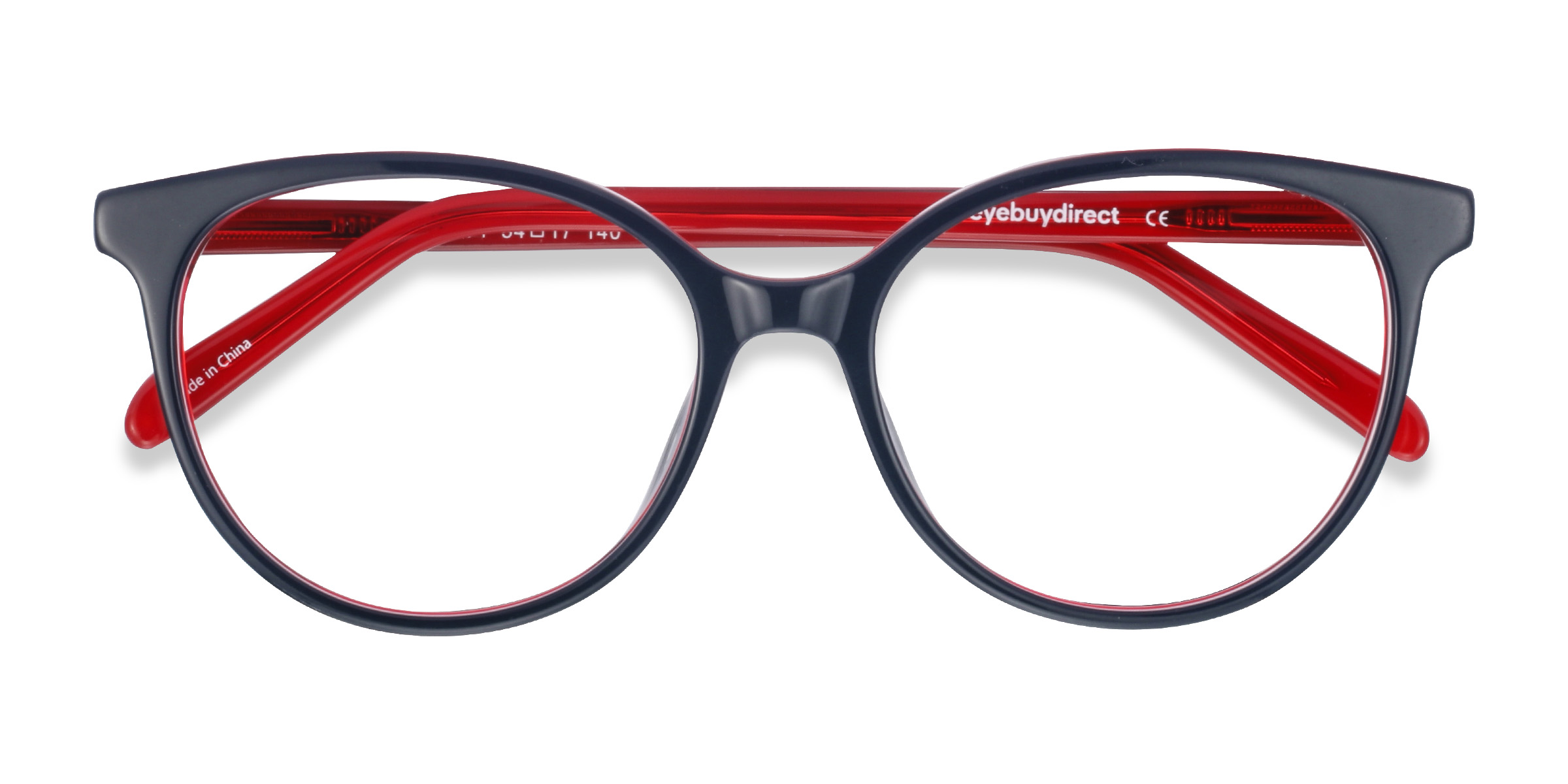 Navy & Red Patriot -  Acétate Lunettes de vue