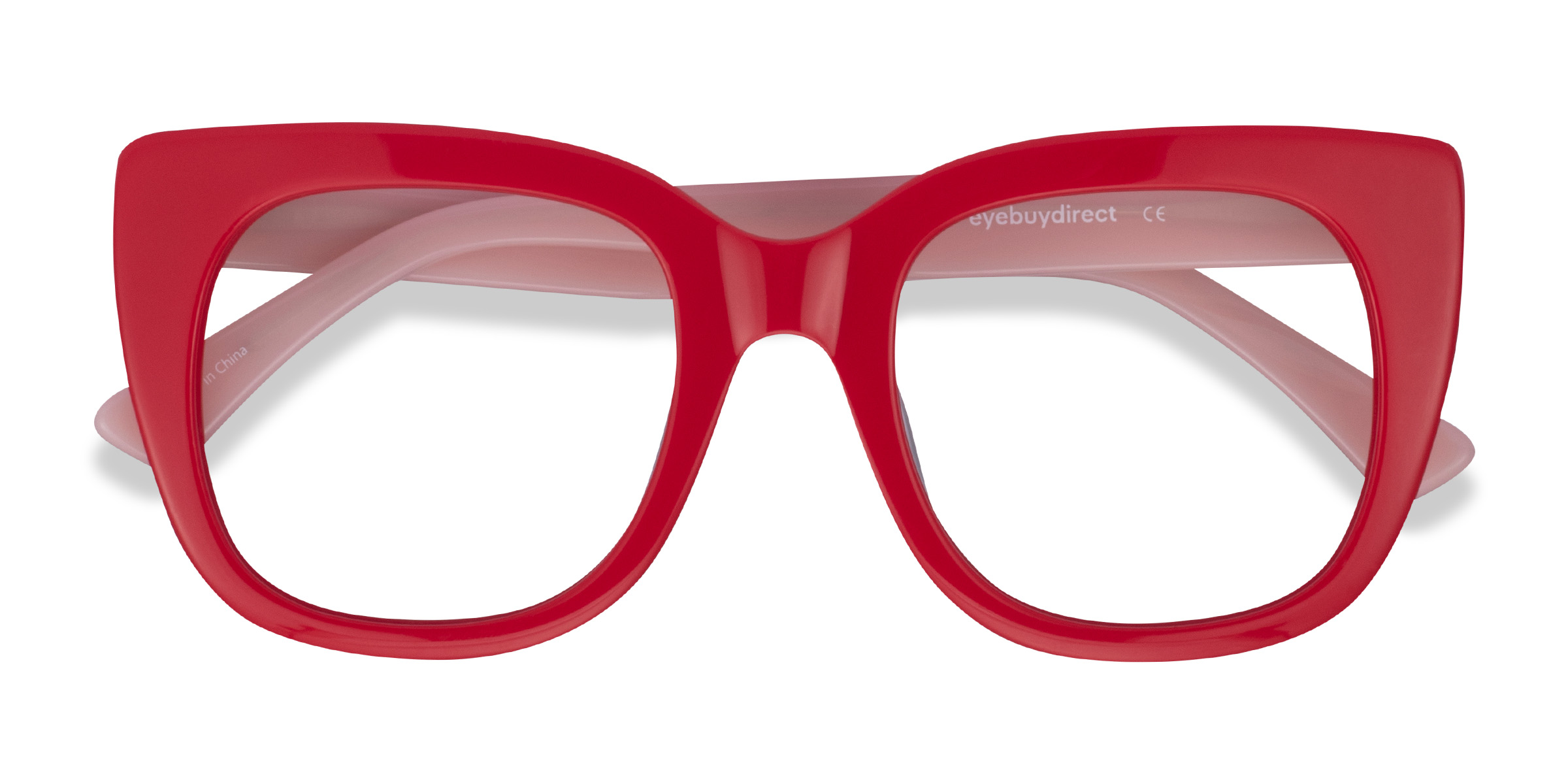 Red & Pink Unique -  Acetate Eyeglasses