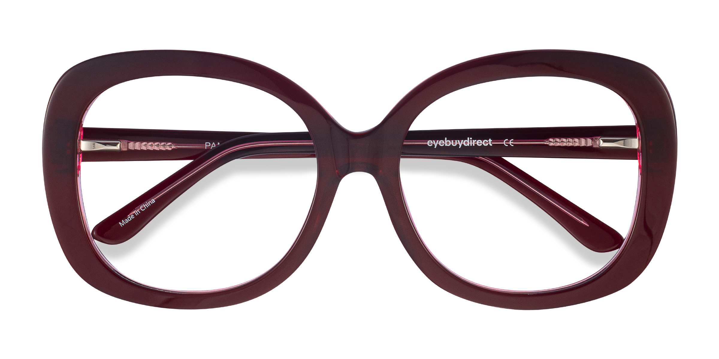 Burgundy Pamela -  Acétate Lunettes de vue
