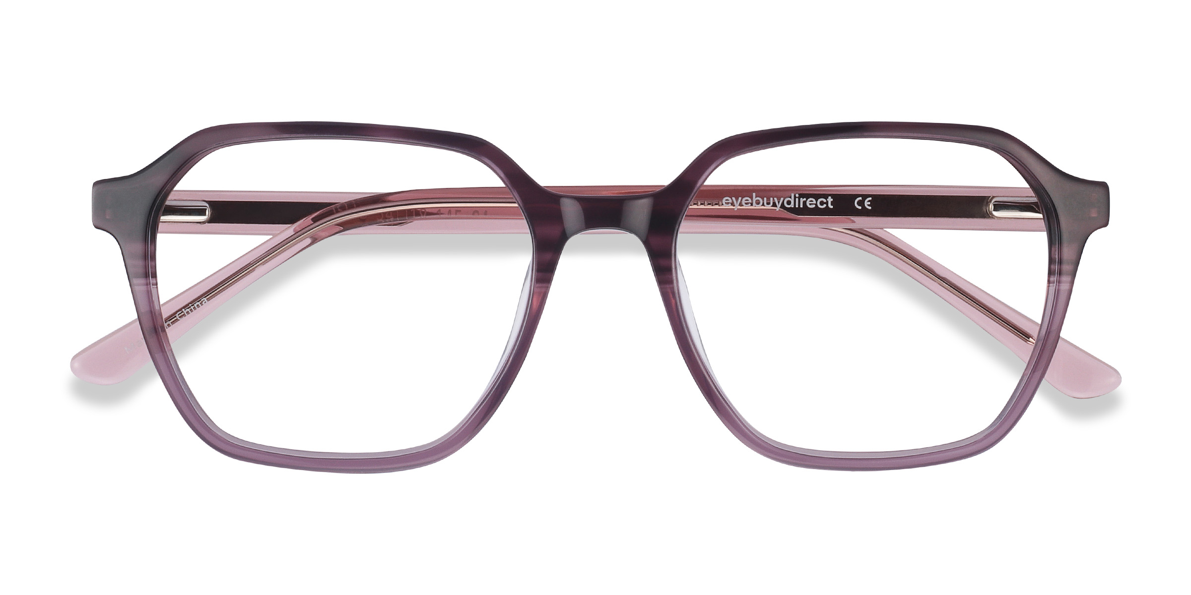 Purple Striped Glib -  Acétate Lunettes de vue