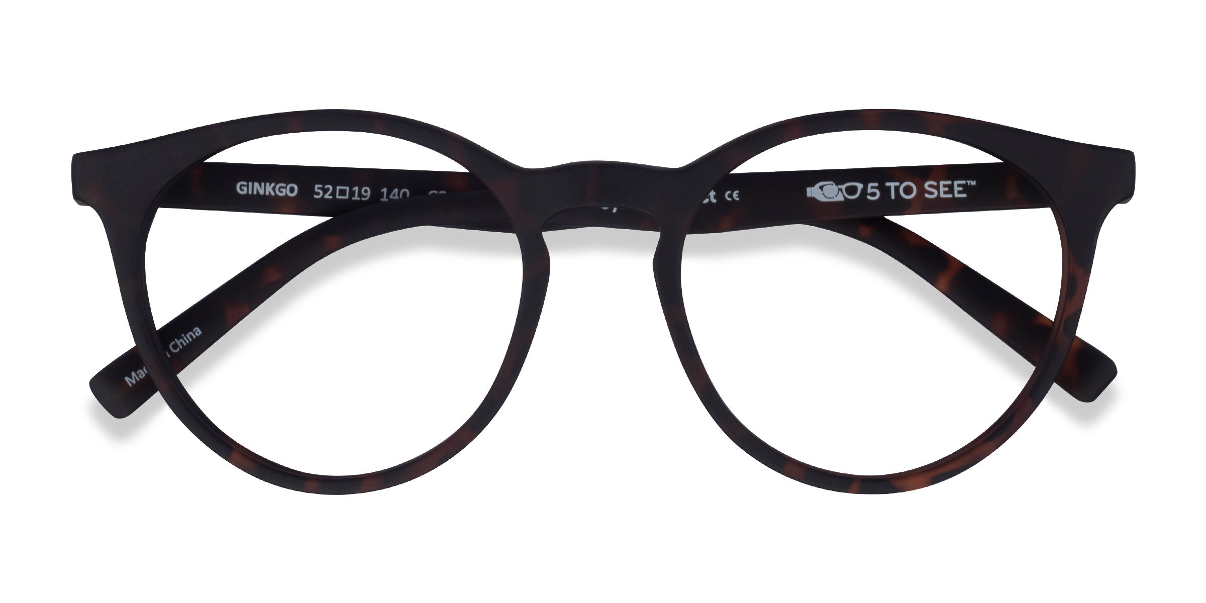 Warm Tortoise Ginkgo -  Plastic Eyeglasses