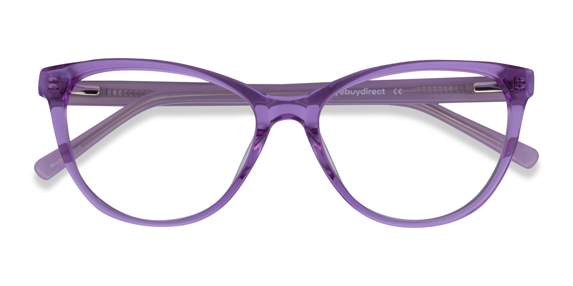 Clear Purple Sing -  Acetate Eyeglasses