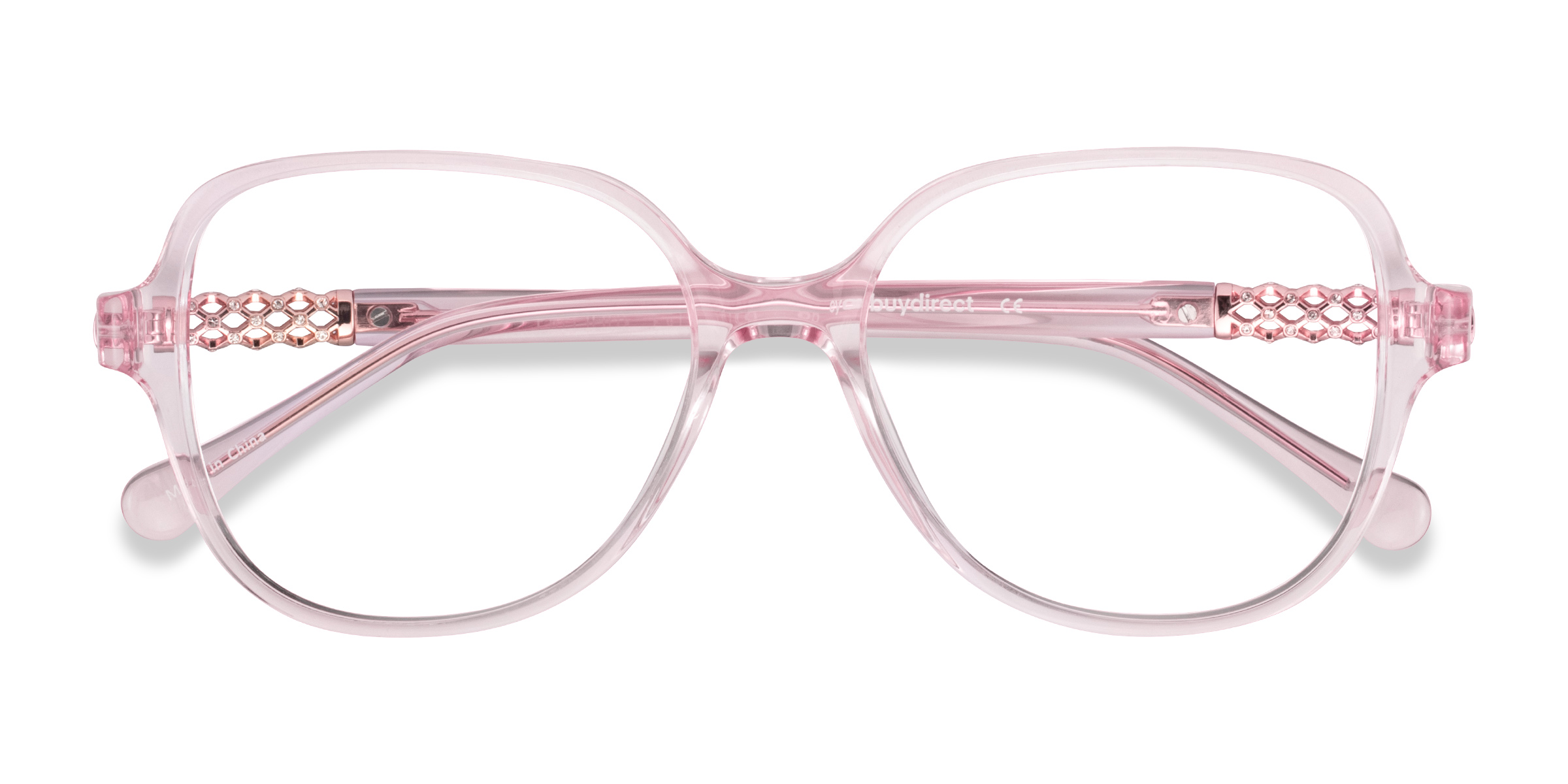 Clear Pink Precious -  Acetate Eyeglasses