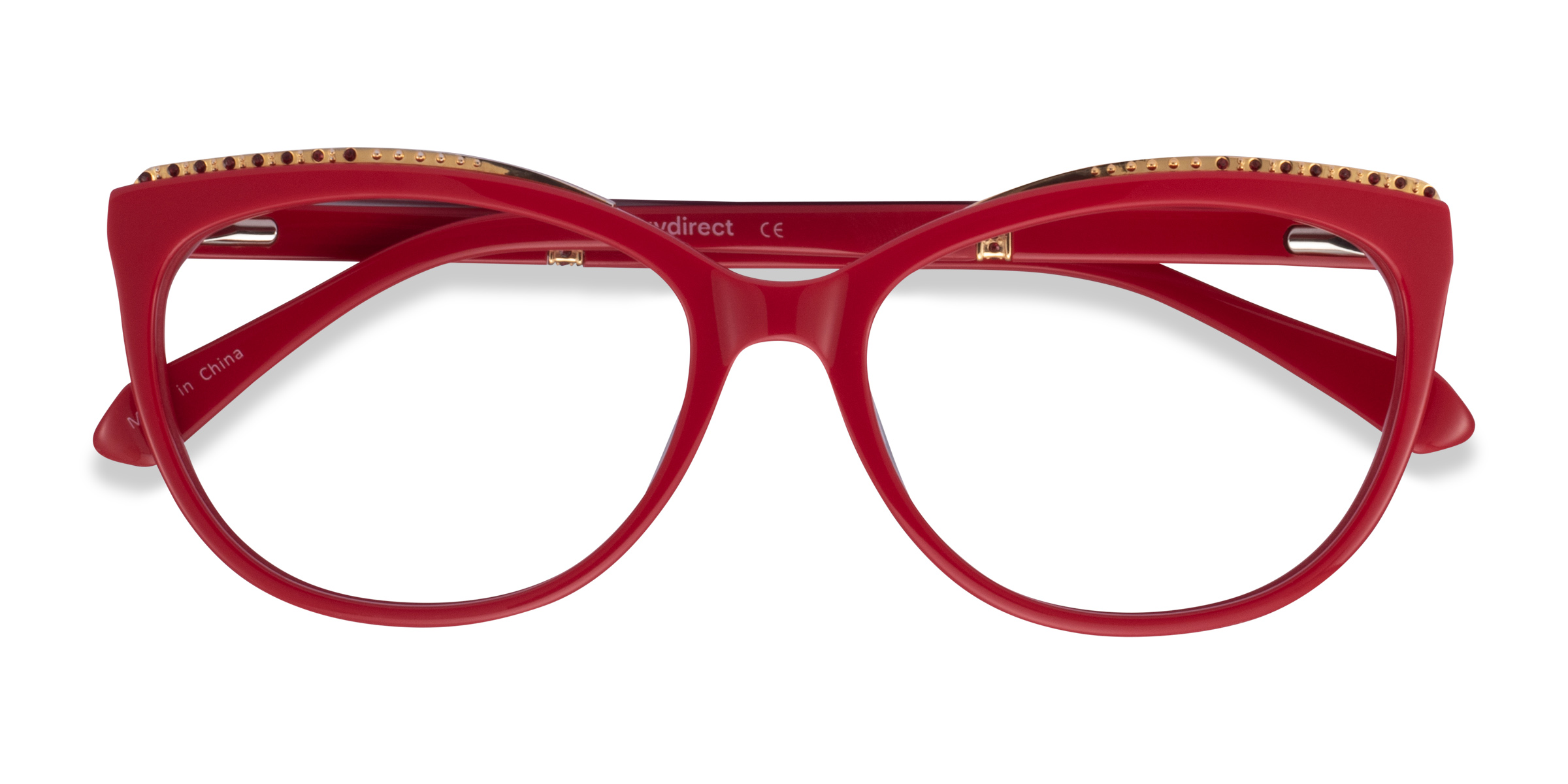 Rouge Brilliance -  Métal Lunettes de vue