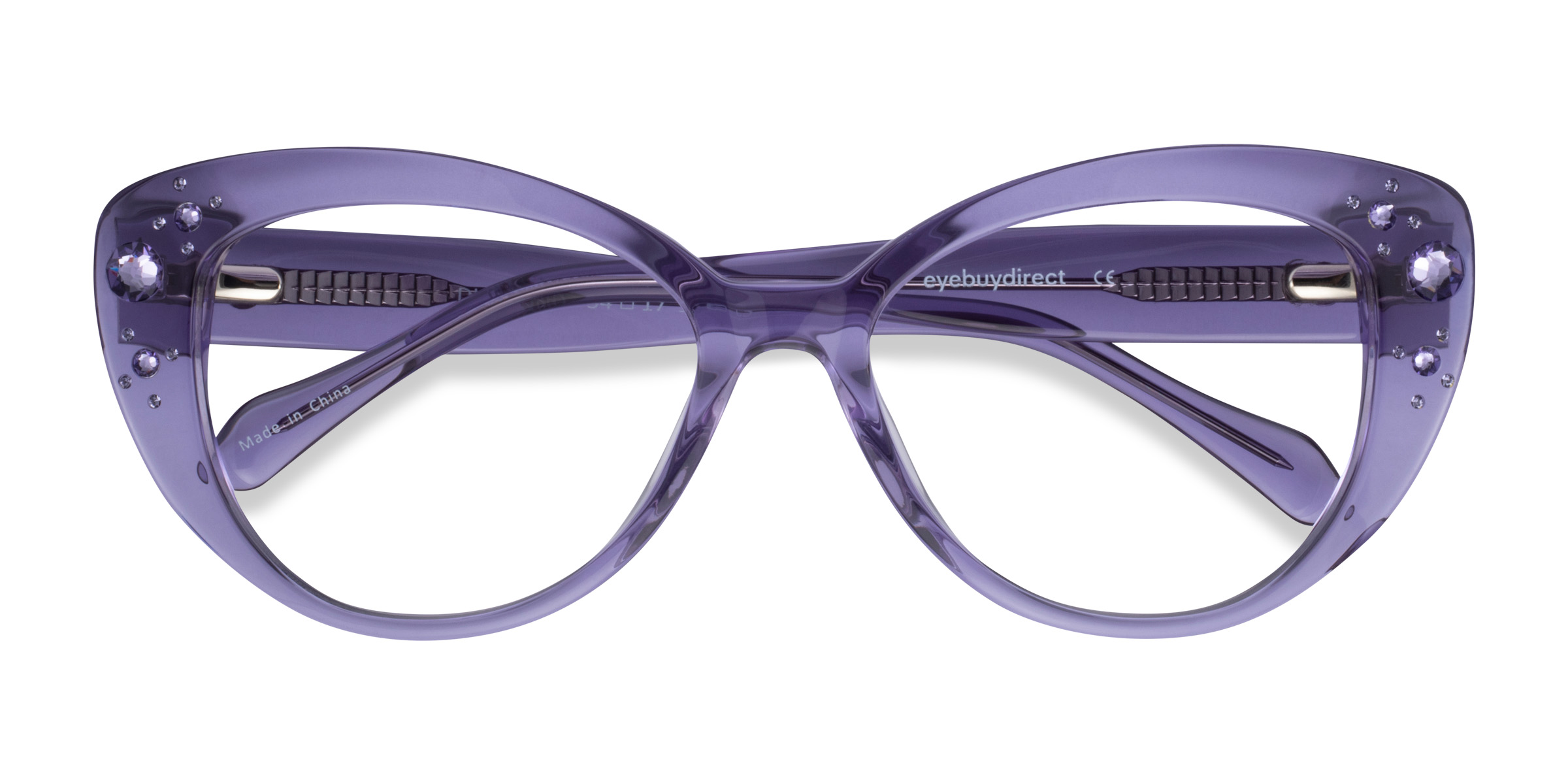 Clear Purple Diamond -  Acétate Lunettes de vue
