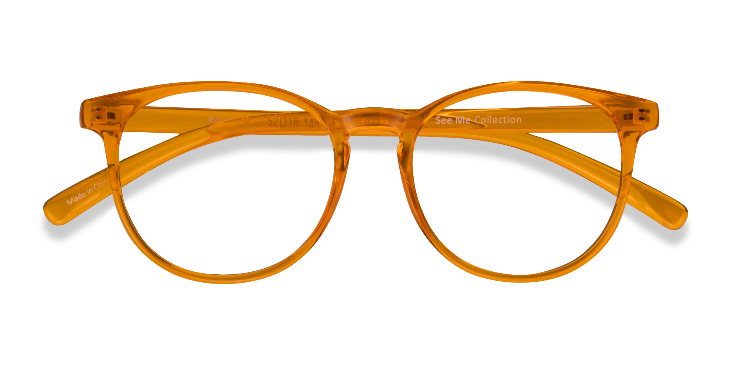 Clear Orange Rainbow -  Plastique Lunettes de vue