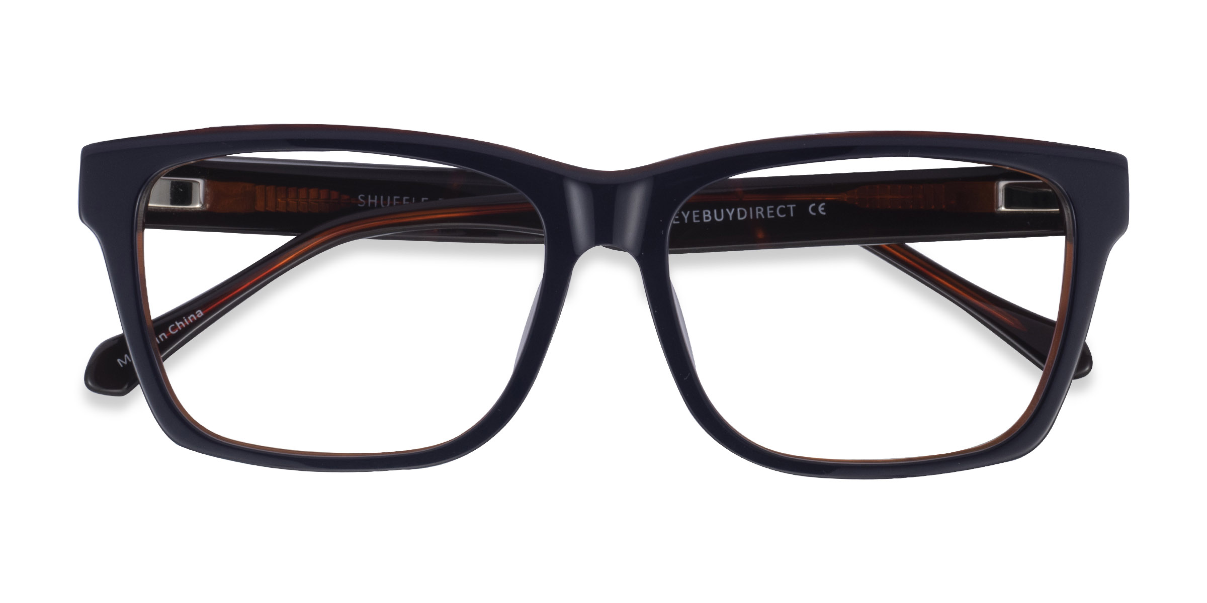 Navy Brown Shuffle -  Acétate Lunettes de vue